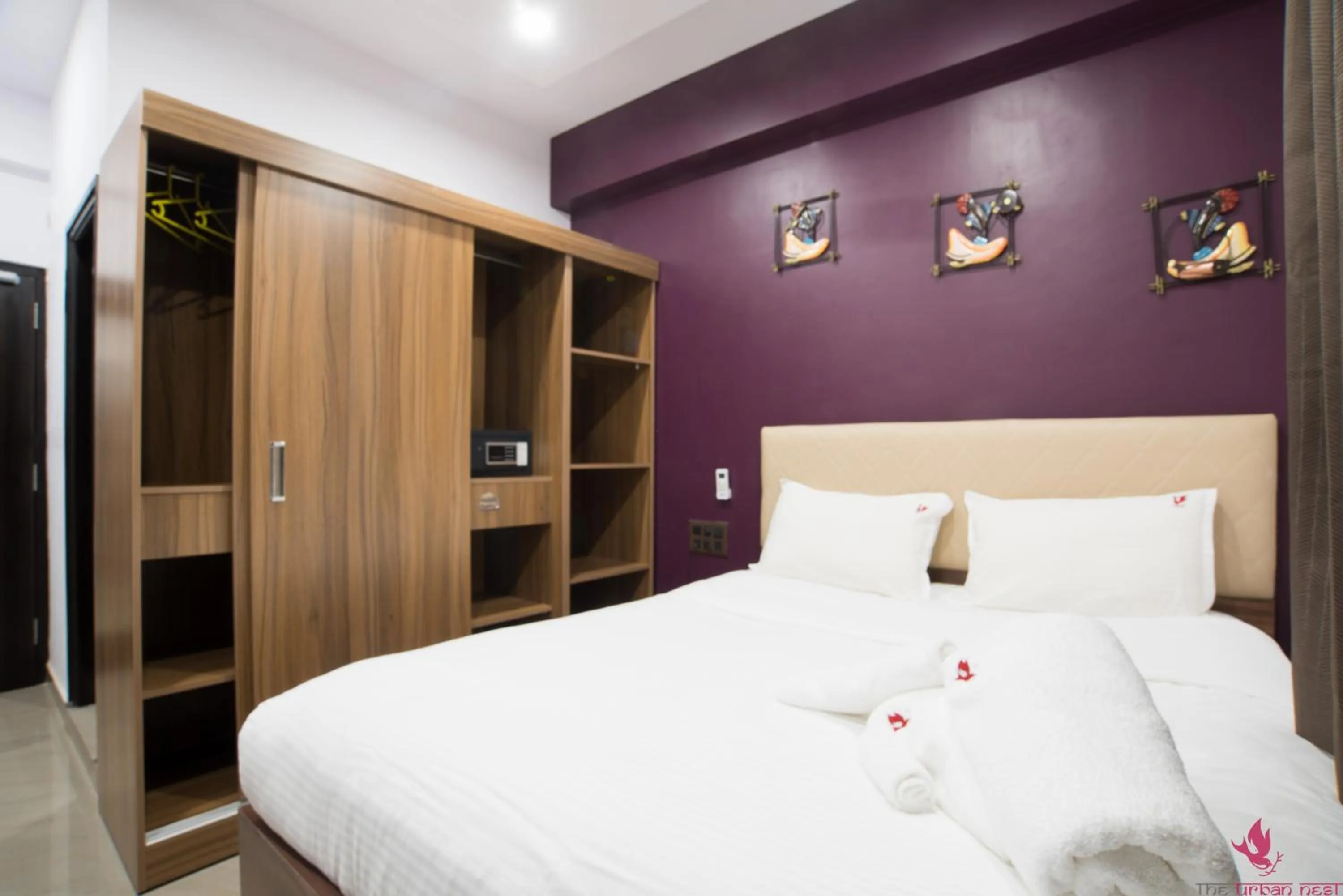 Bedroom, Bed in The Urban Nest