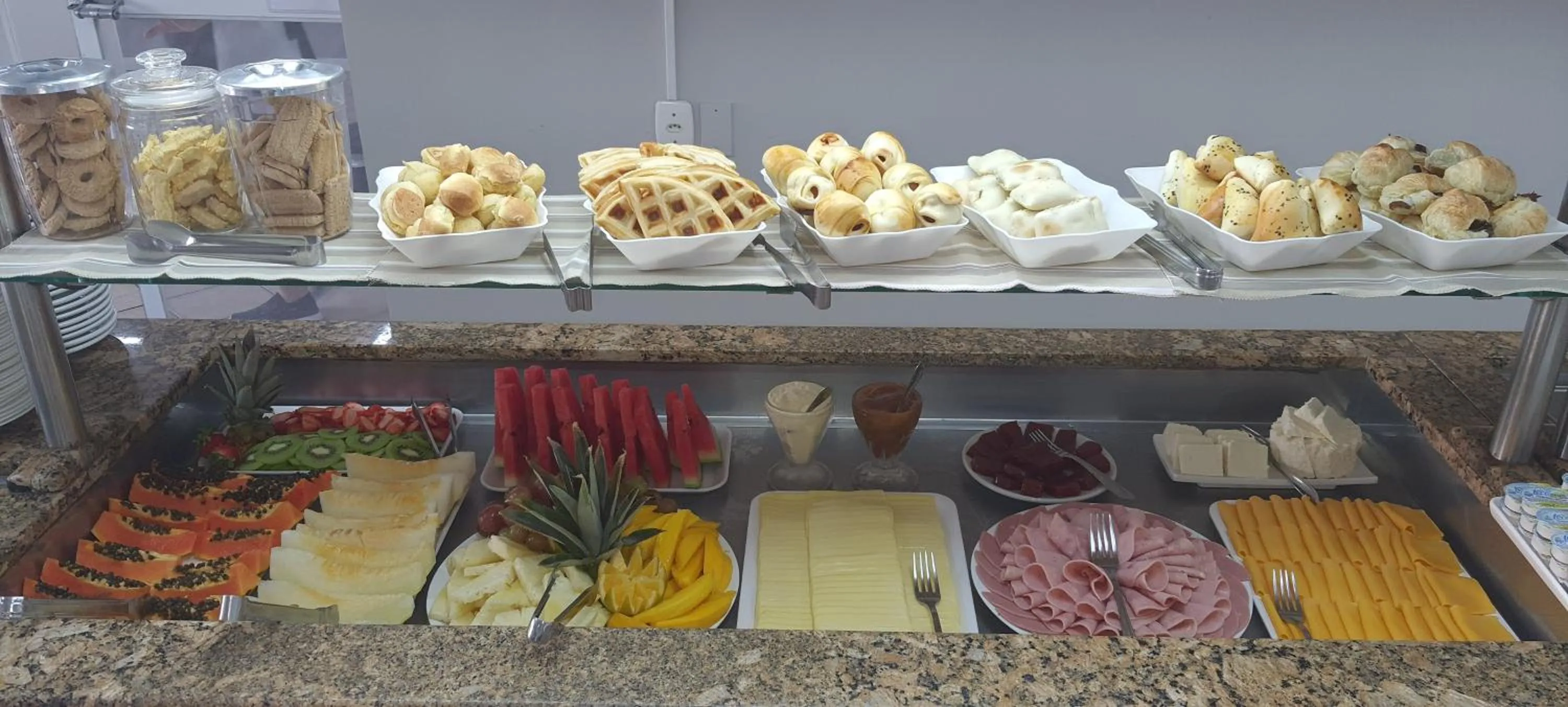 Breakfast in Hotel Pousada Ilha do Mar Bombinhas