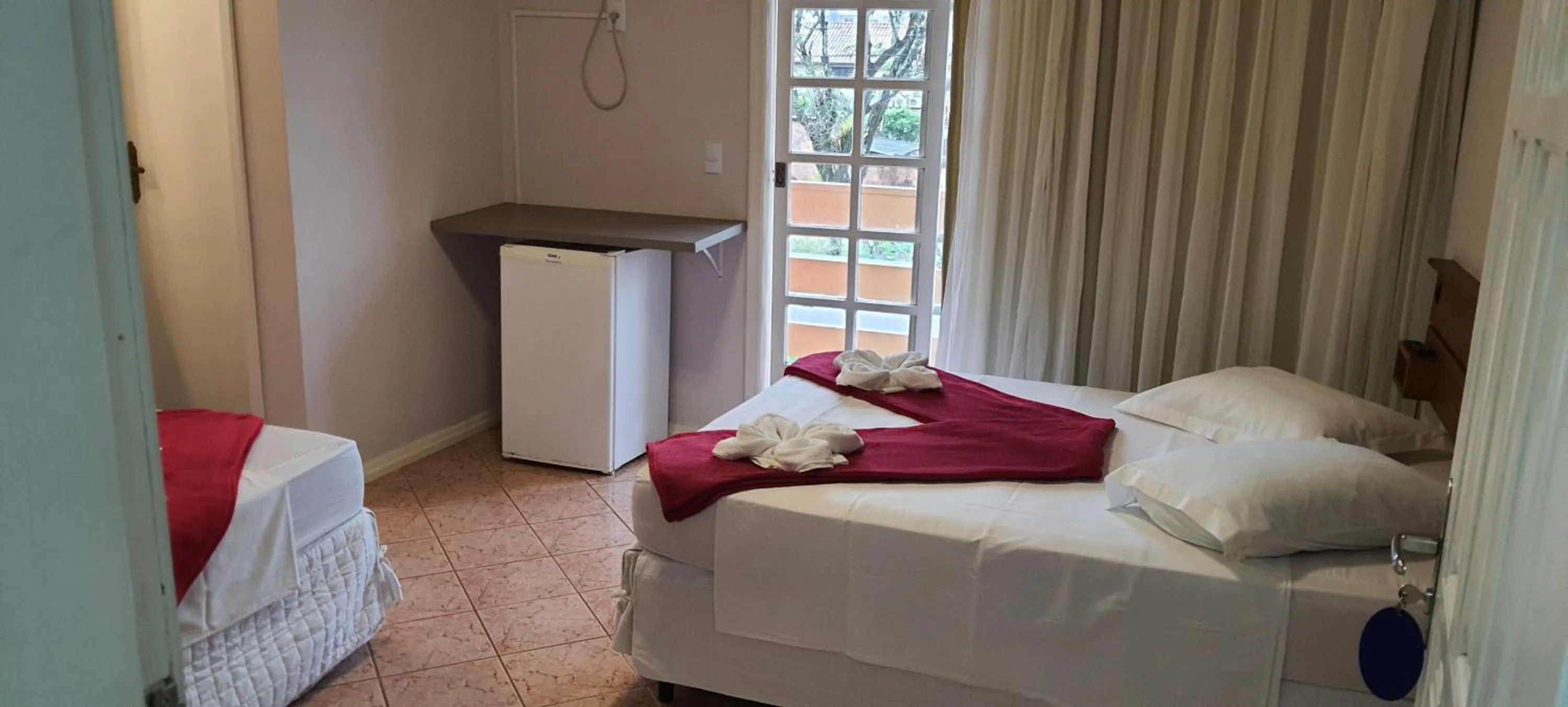 Bed in Hotel Pousada Ilha do Mar Bombinhas