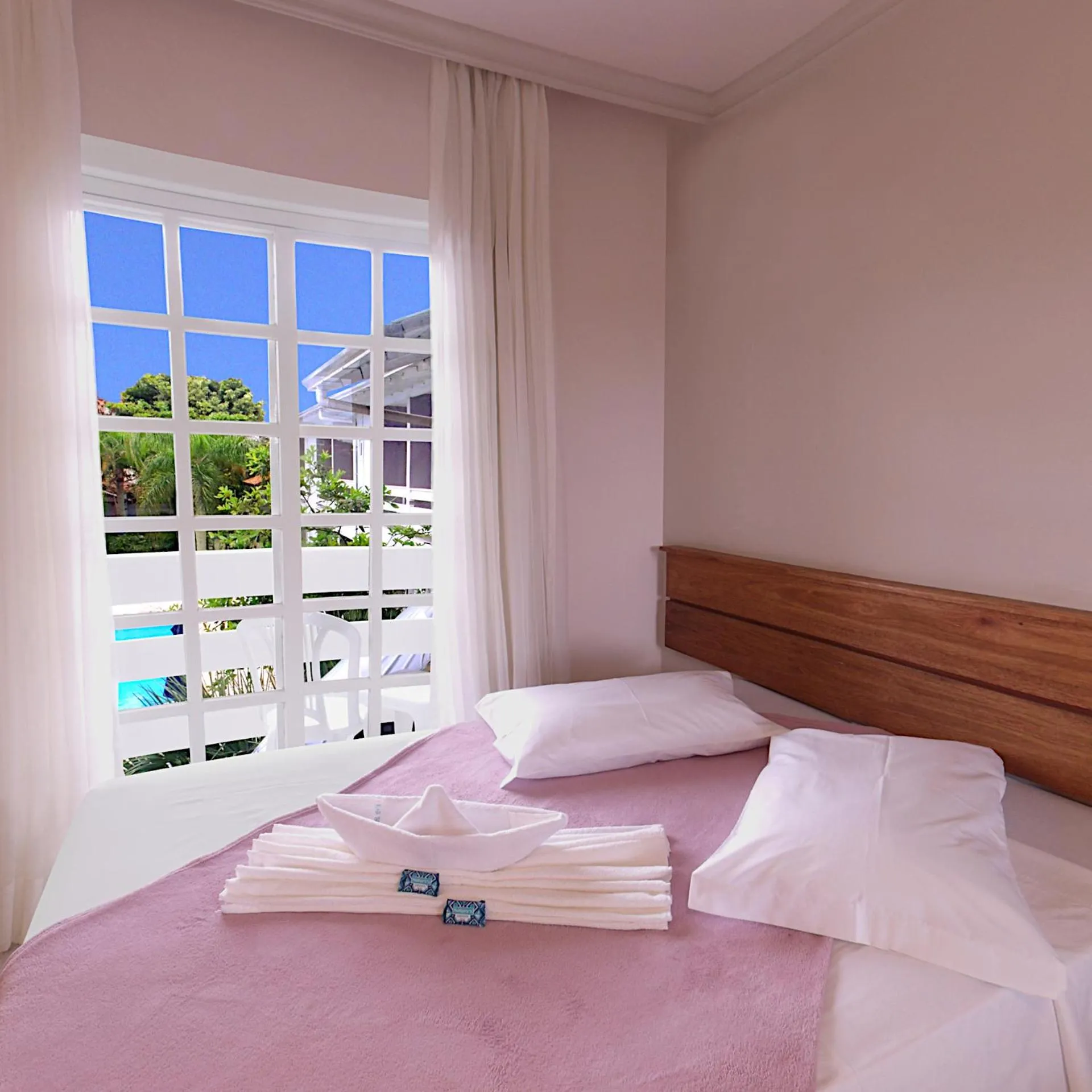 Bed in Hotel Pousada Ilha do Mar Bombinhas