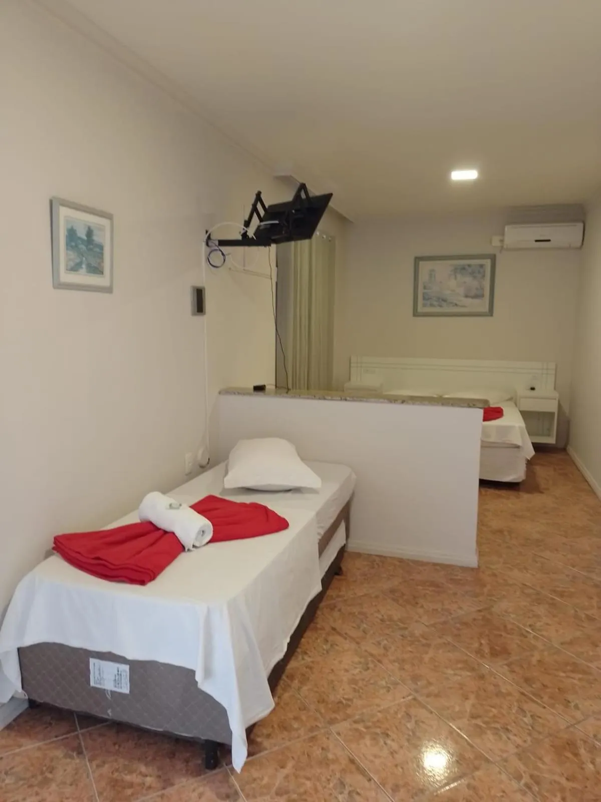 Bedroom, Bed in Hotel Pousada Ilha do Mar Bombinhas