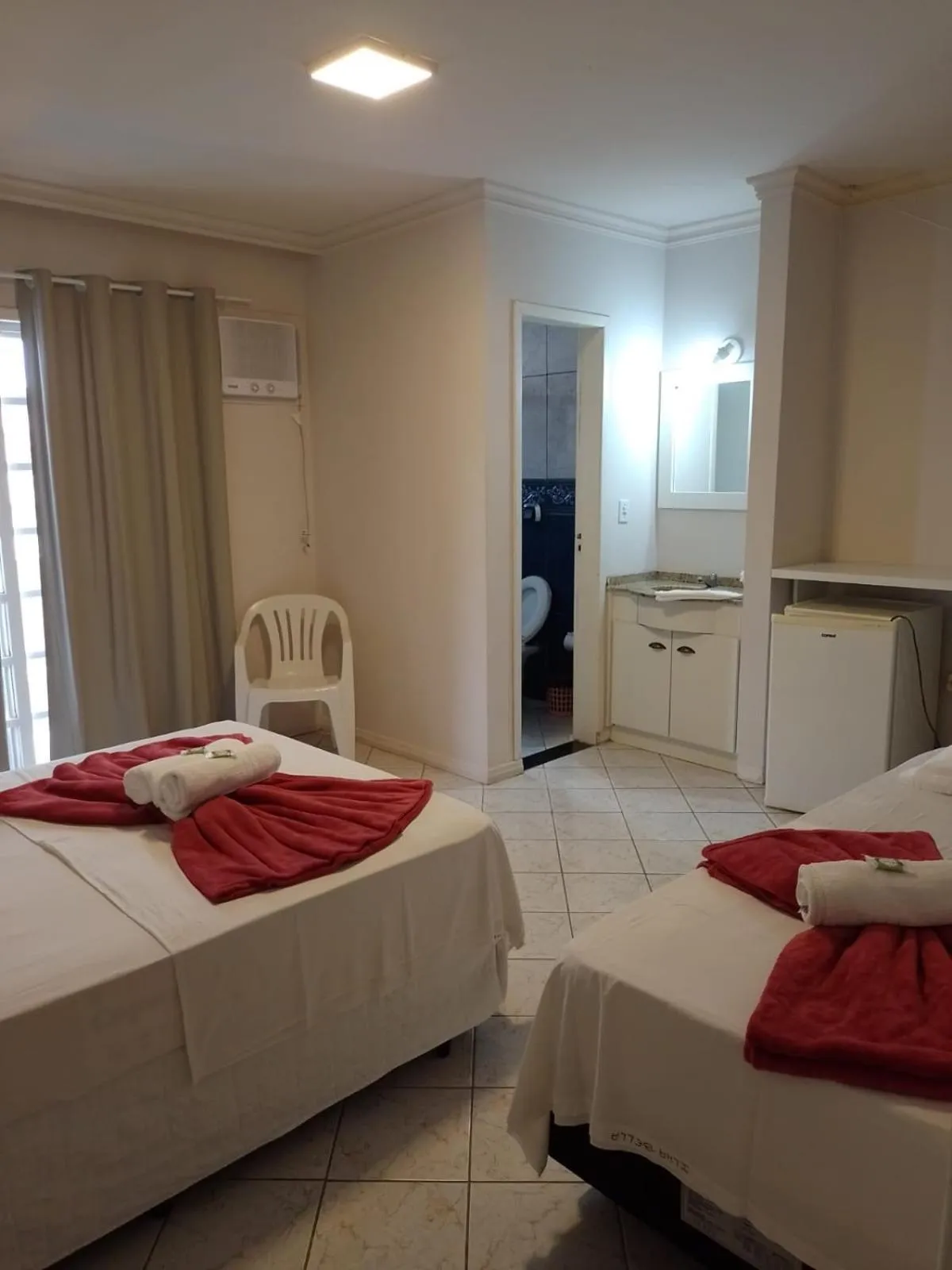 Bedroom, Bed in Hotel Pousada Ilha do Mar Bombinhas