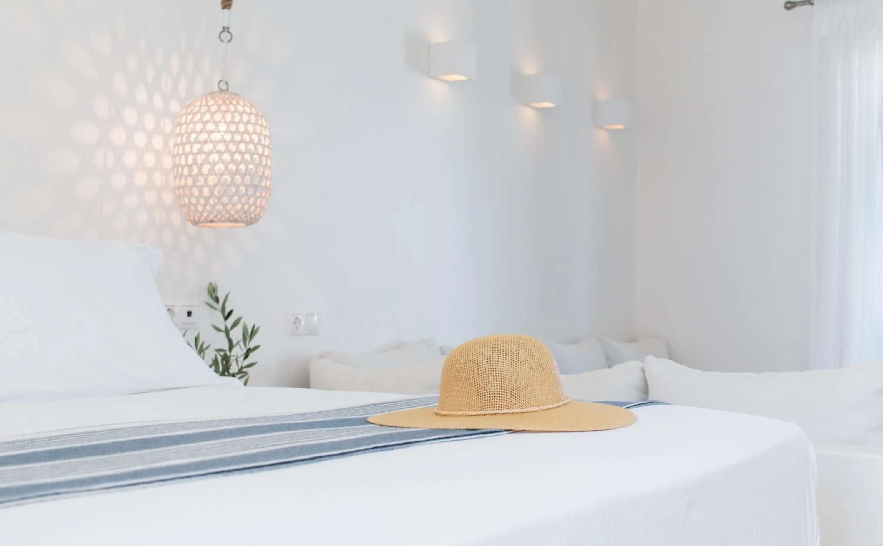 Bed in Villa Marandi Luxury Suites