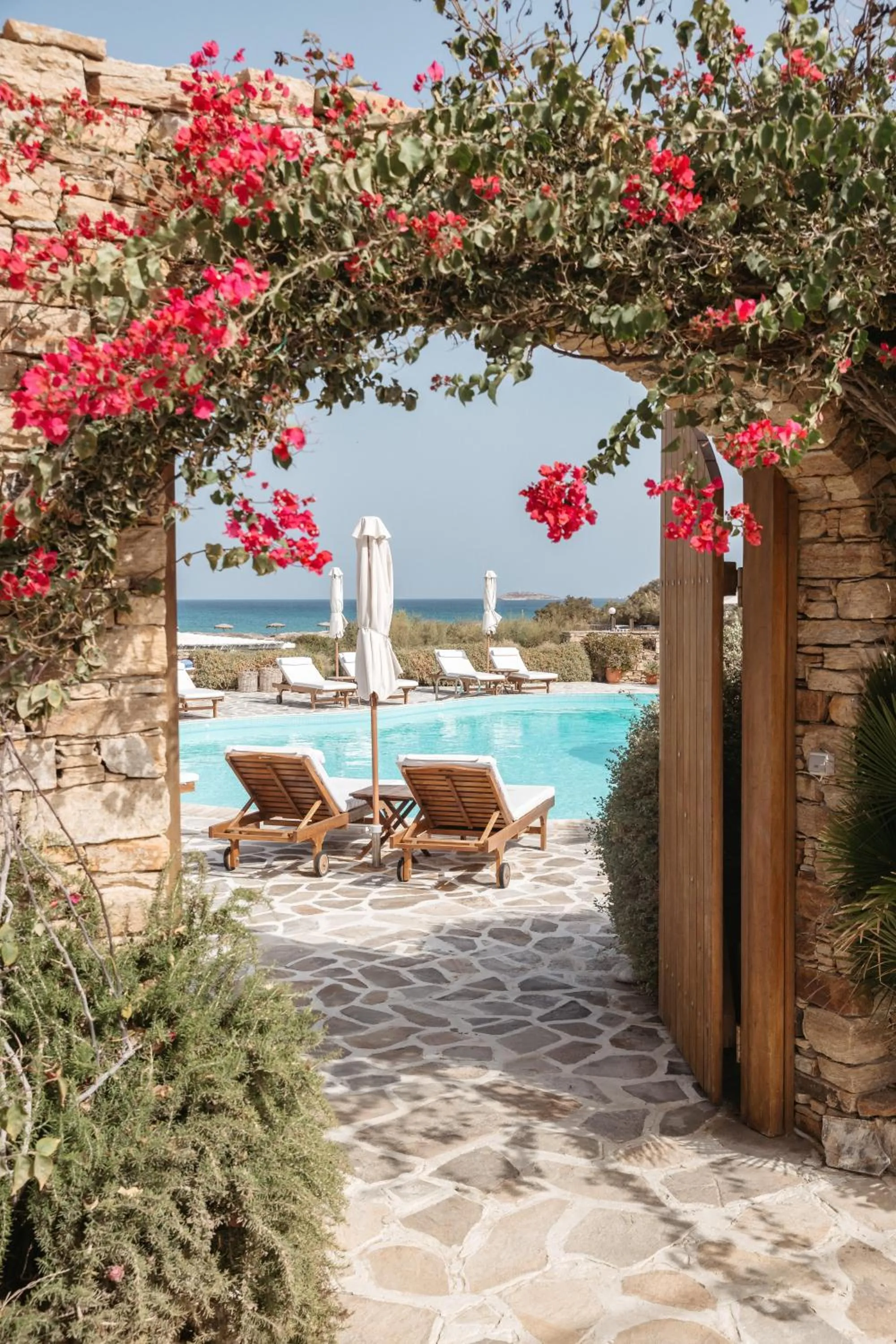 Swimming pool in Villa Marandi Luxury Suites