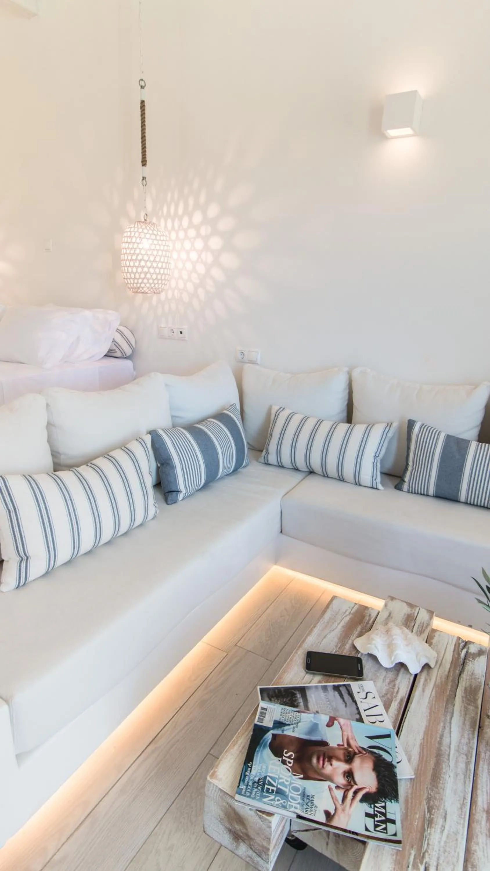 Bed in Villa Marandi Luxury Suites