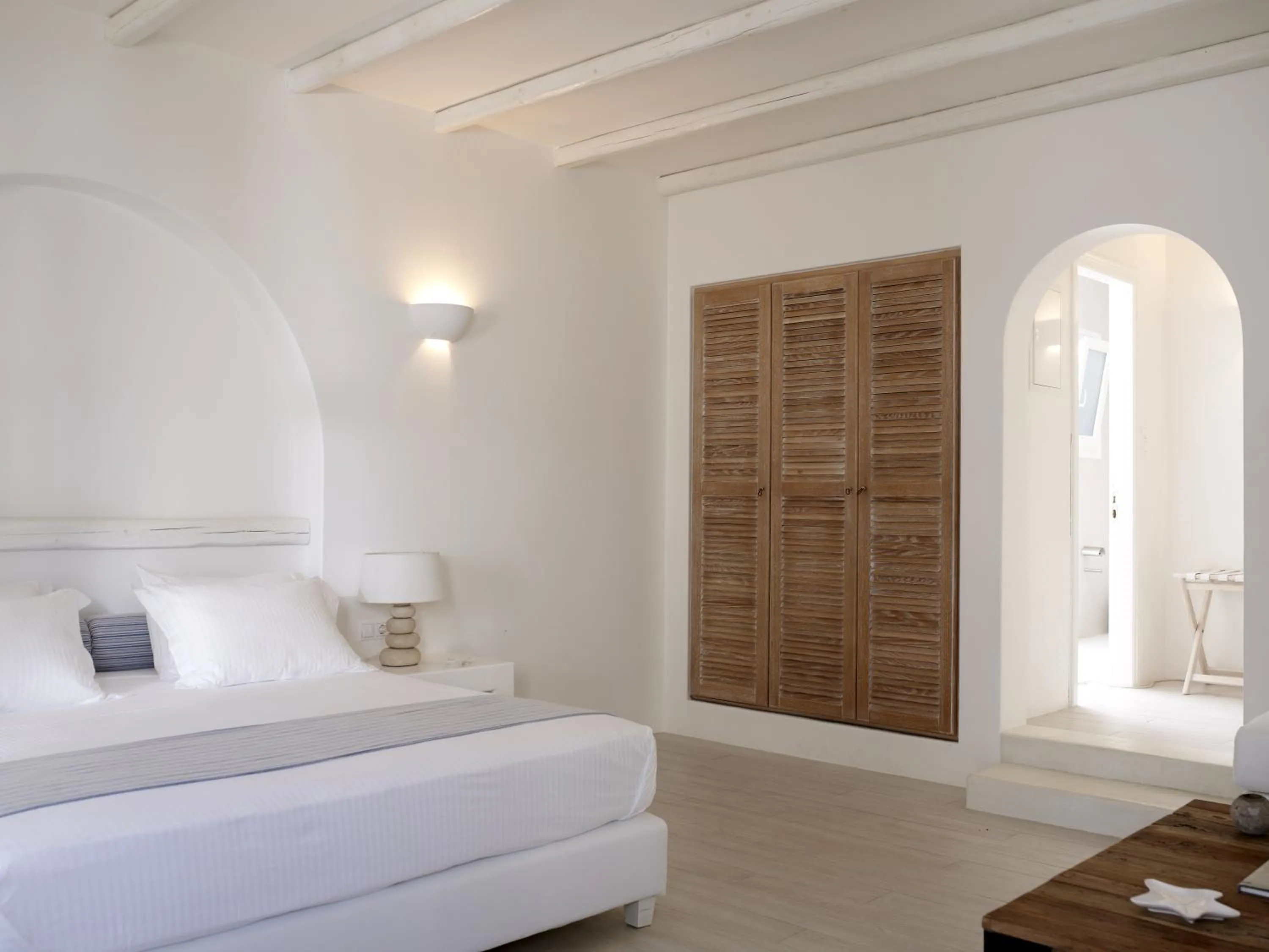 Bed in Villa Marandi Luxury Suites