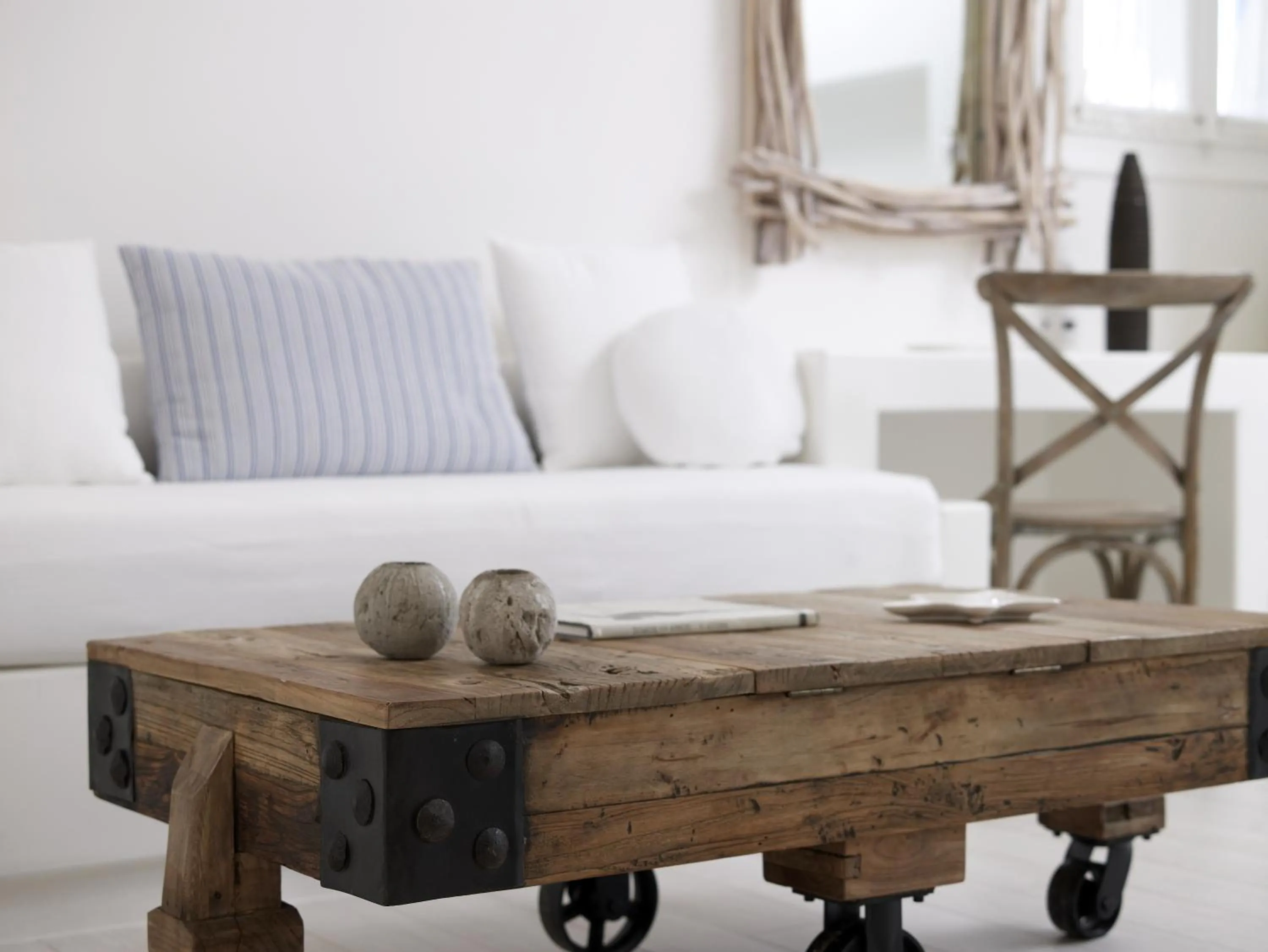 Living room in Villa Marandi Luxury Suites
