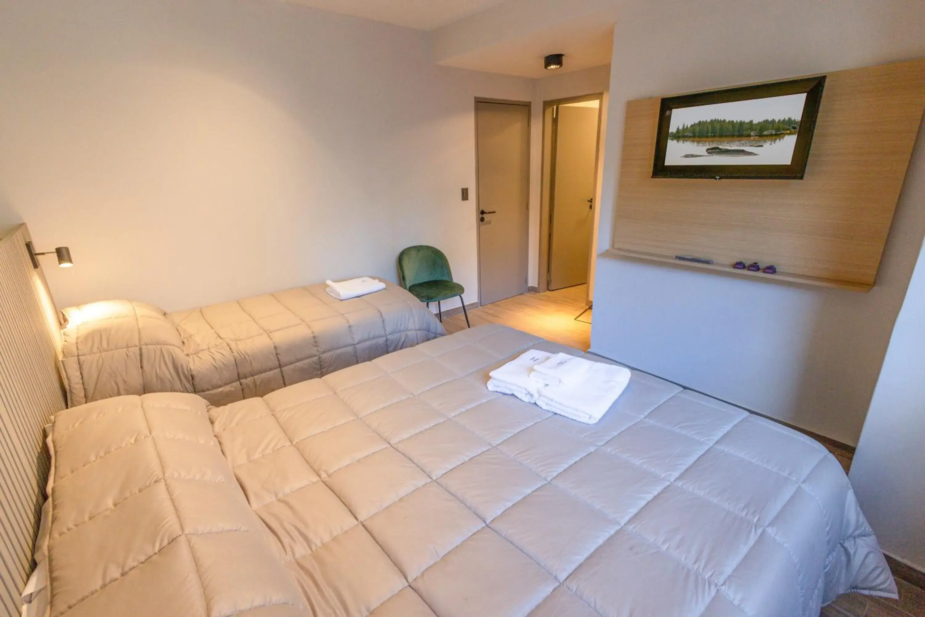 Bedroom, Bed in M383 Hotel Bariloche Bedroom, Bed in M383 Hotel Bariloche