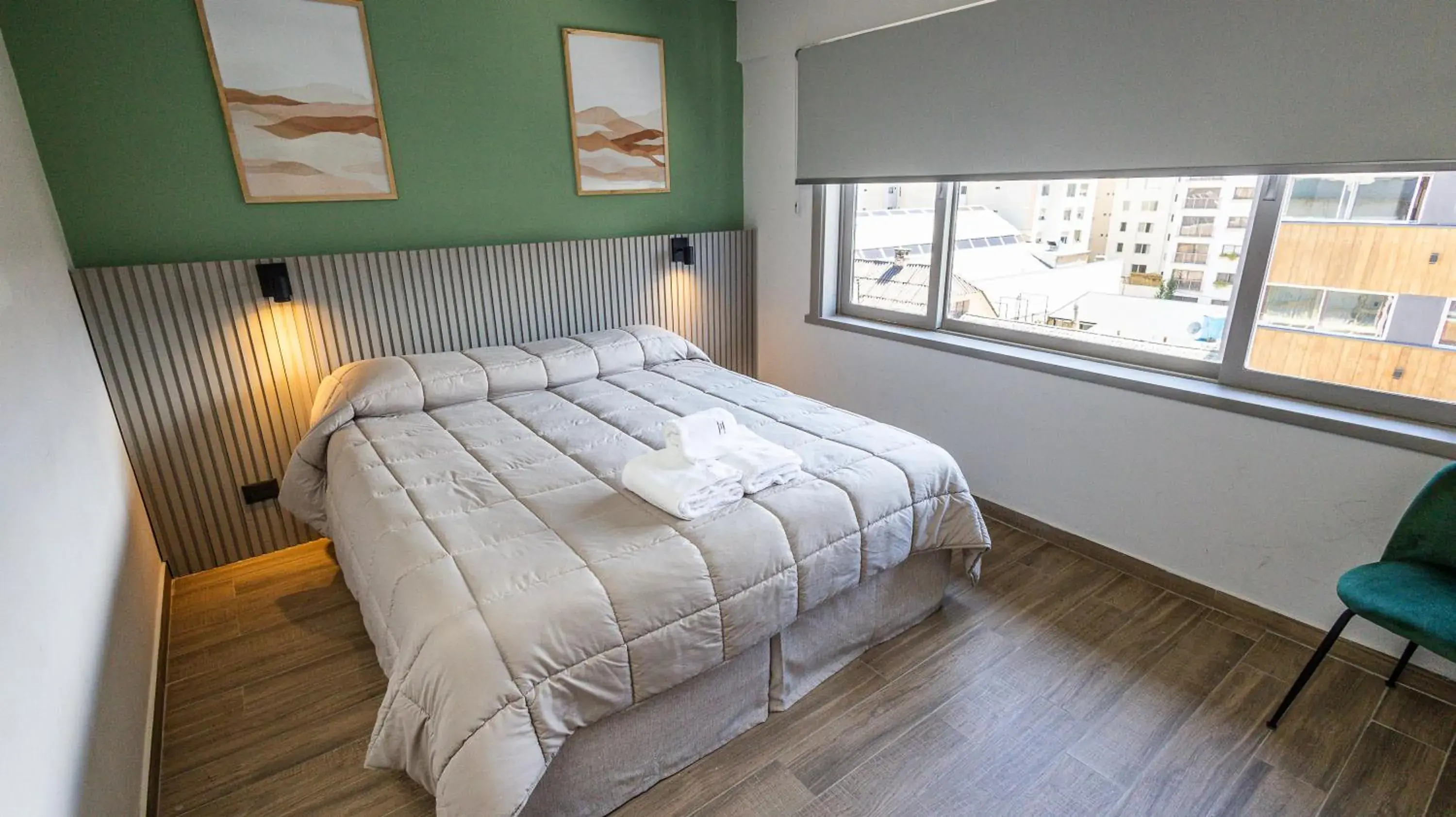 Bed in M383 Hotel Bariloche Bed in M383 Hotel Bariloche