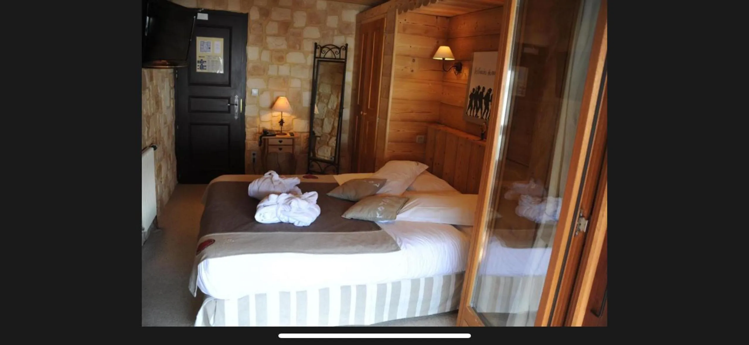 Bed in Hôtel Chalet Alpage