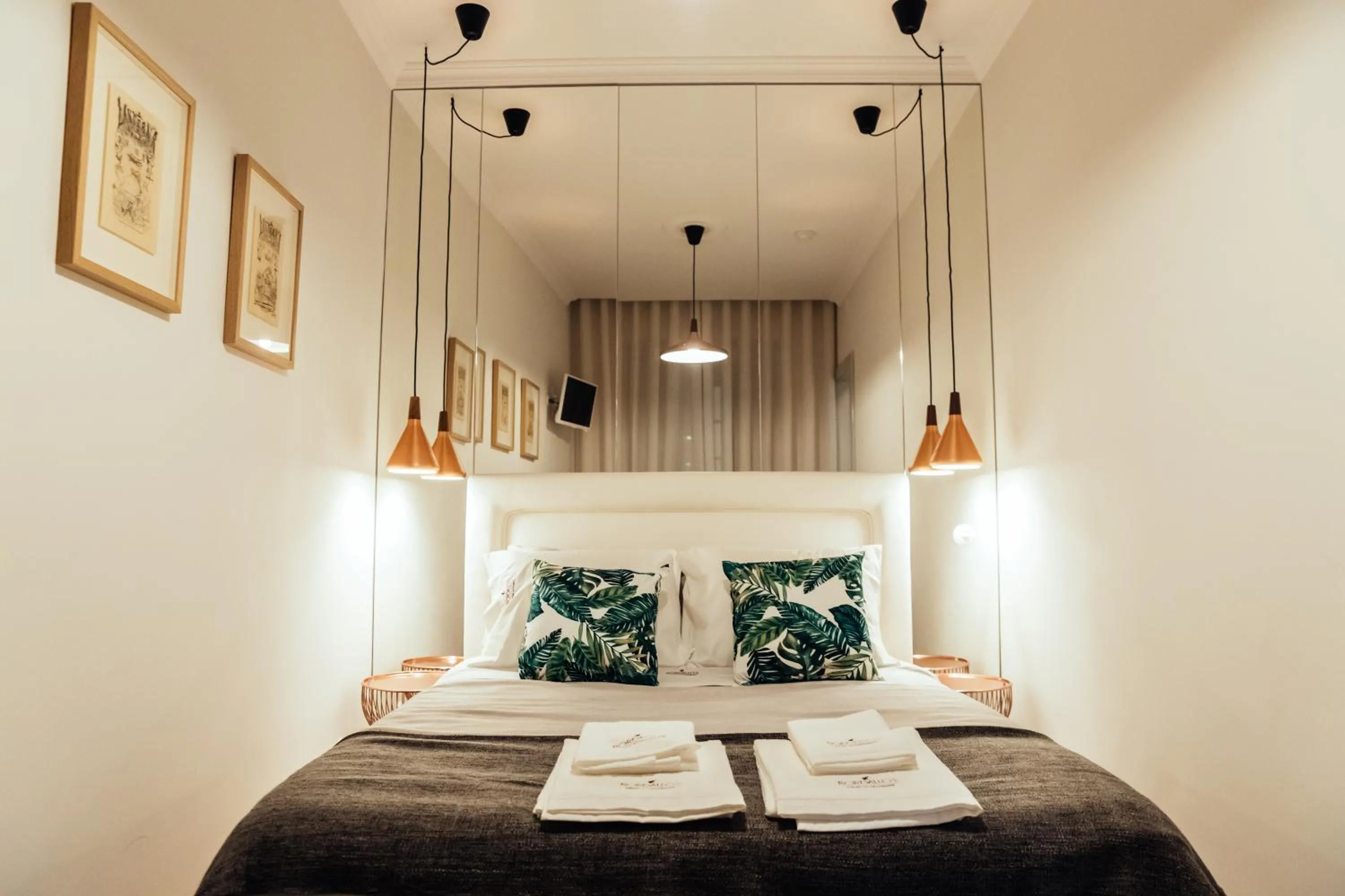 Bed in Bordallo's Prime Apartments
