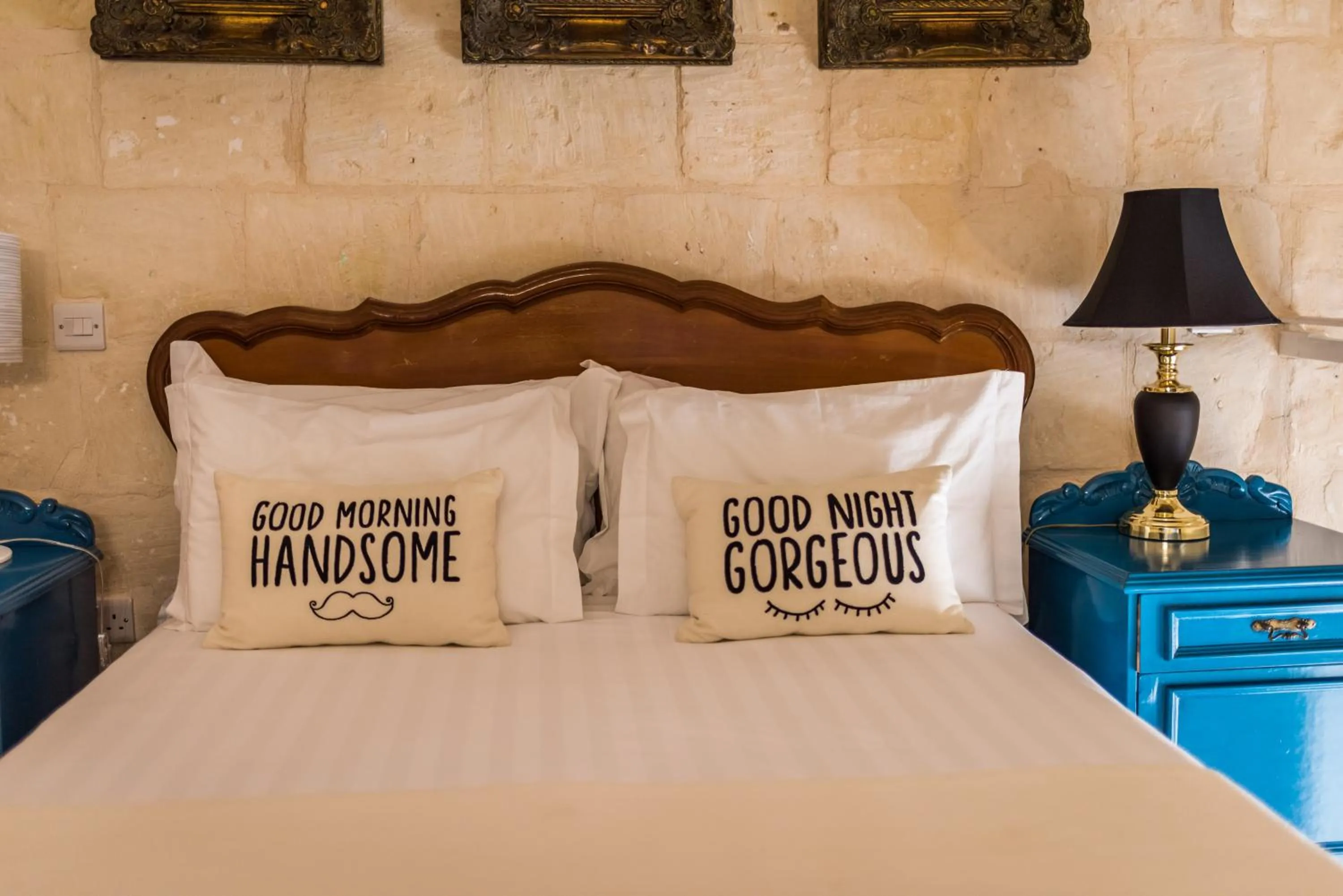 Bed in Valletta Lucente Guest House