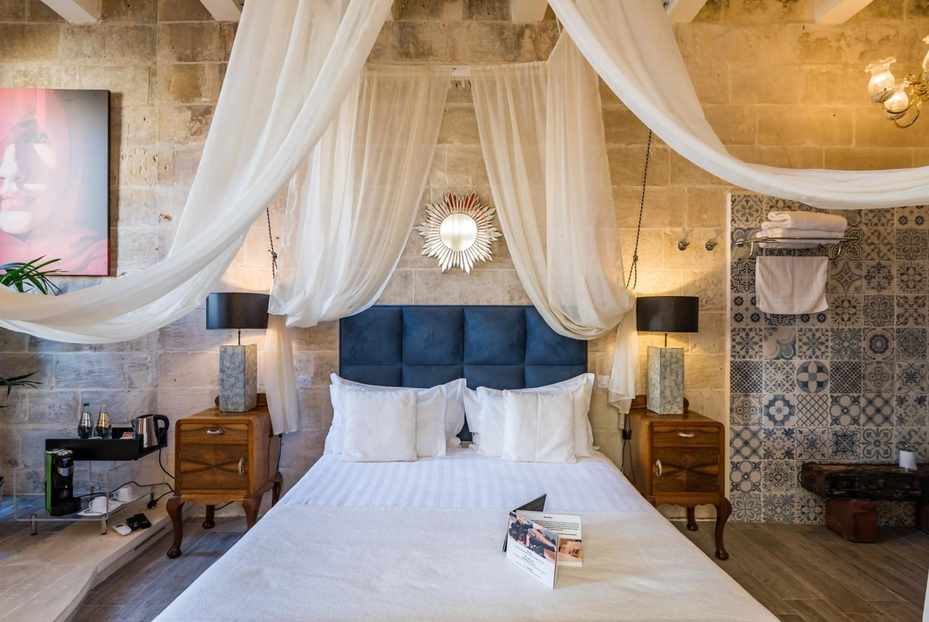 Bed in Valletta Lucente Guest House