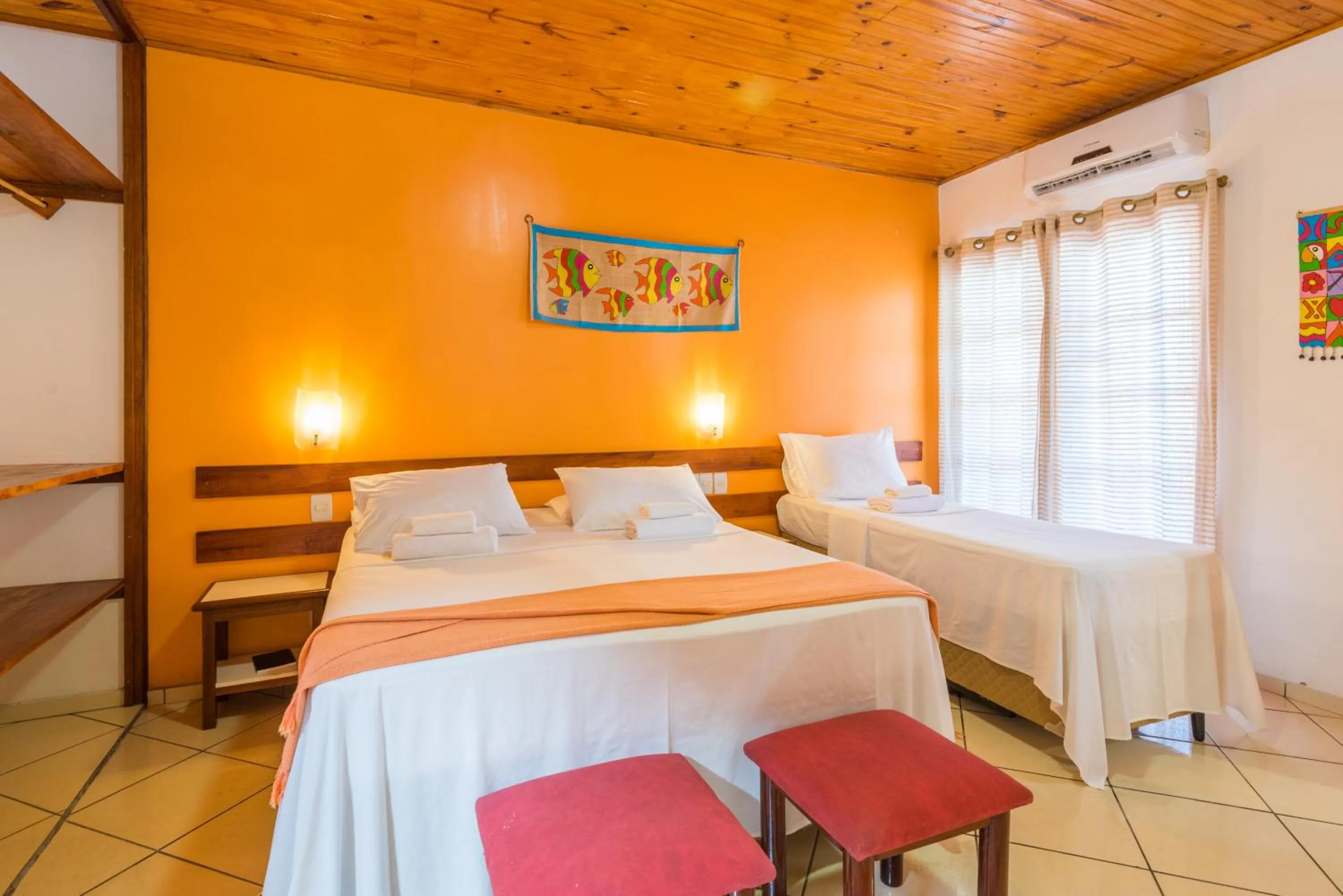 Bed in Pousada Aldeia Portuguesa