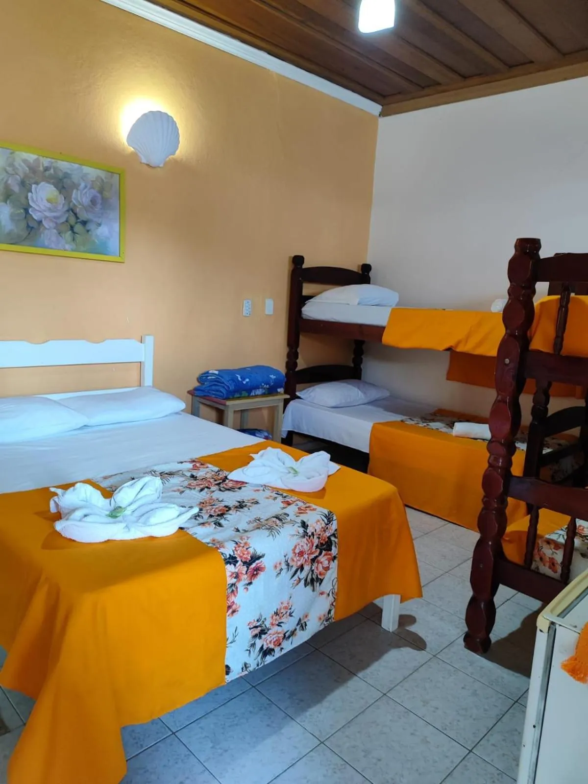 Bed in Pousada Florescer