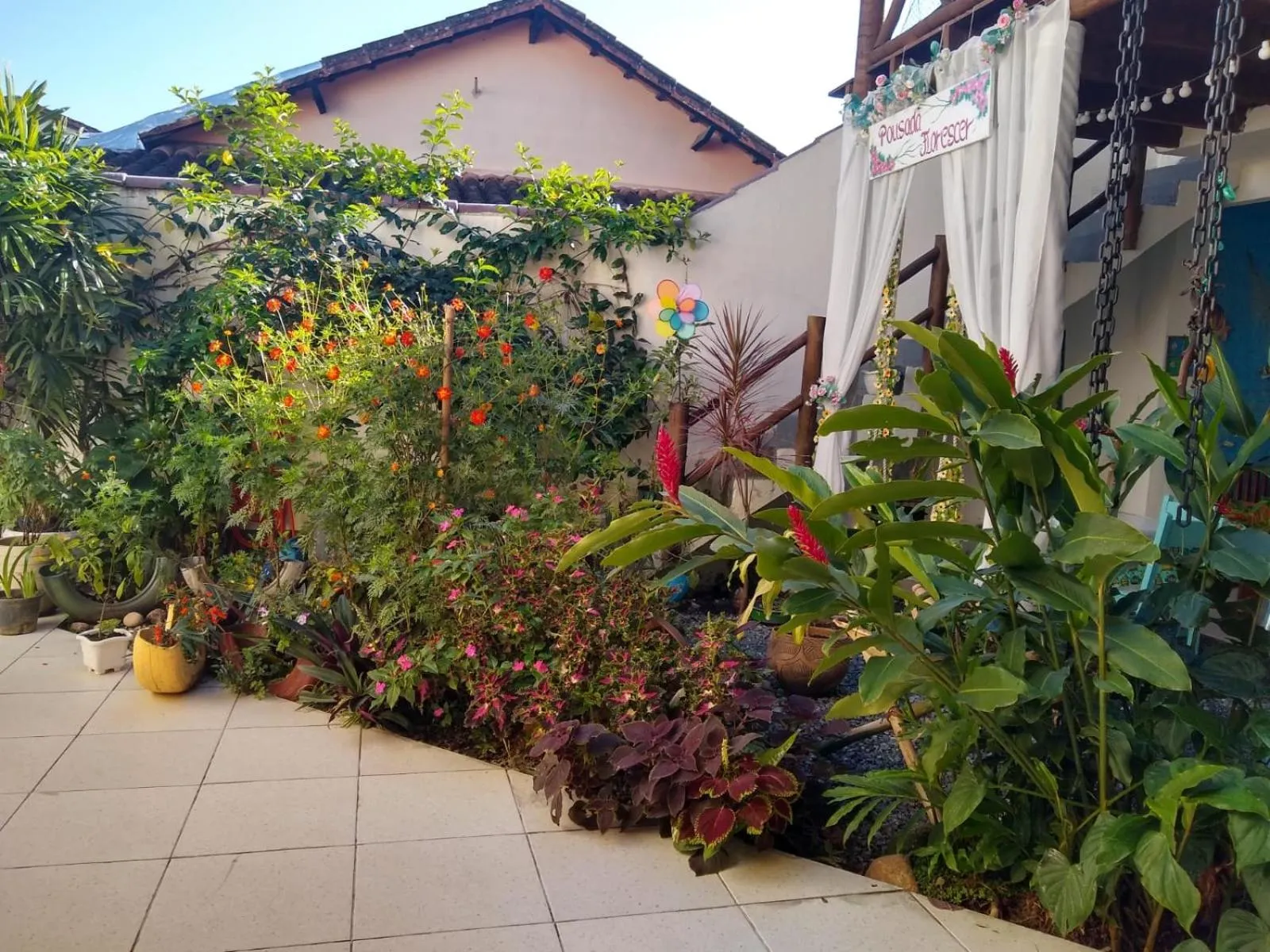 Garden in Pousada Florescer