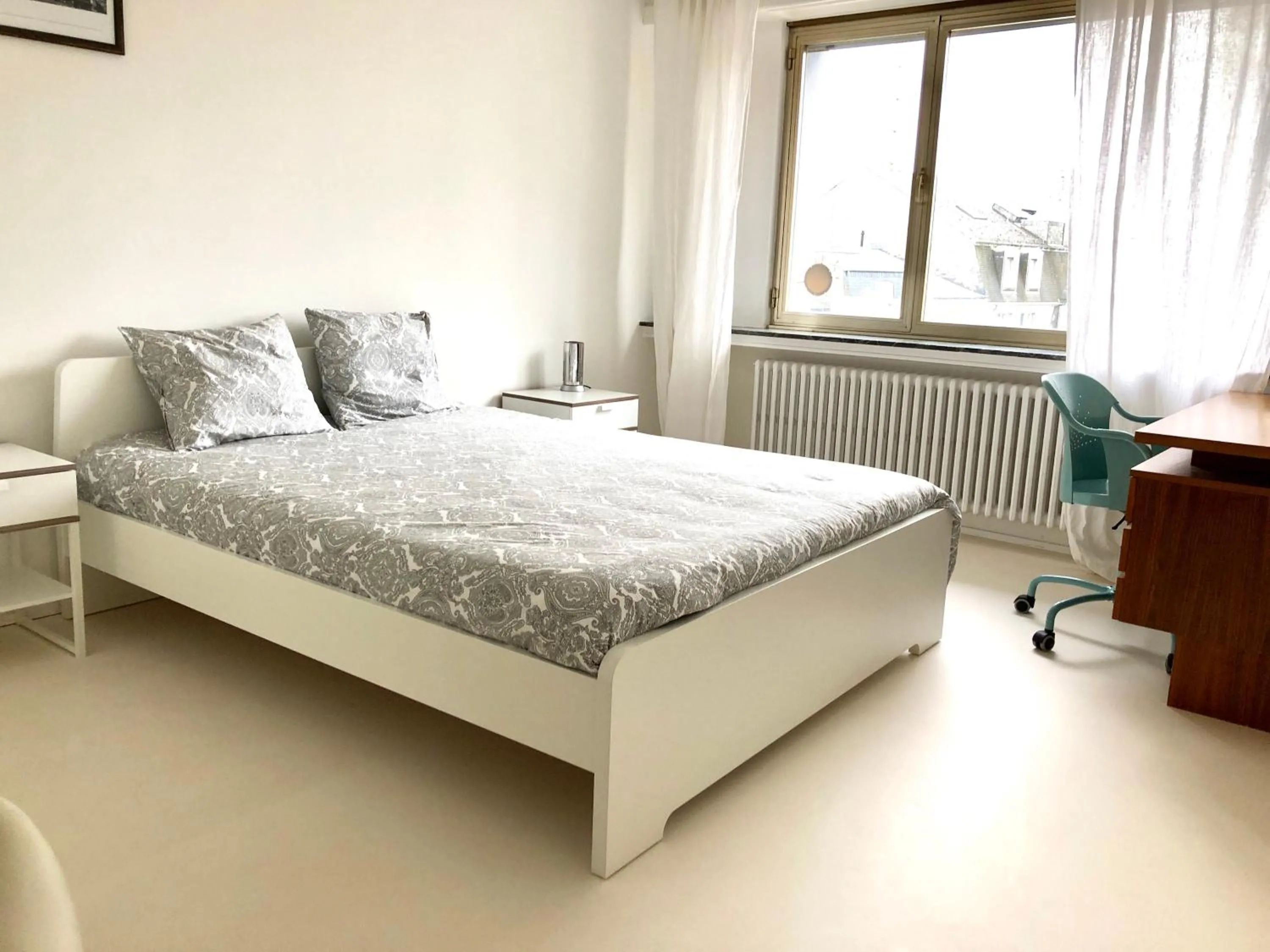 Bedroom, Bed in Spacious flat in the heart of the City Center! Ideal for a family!