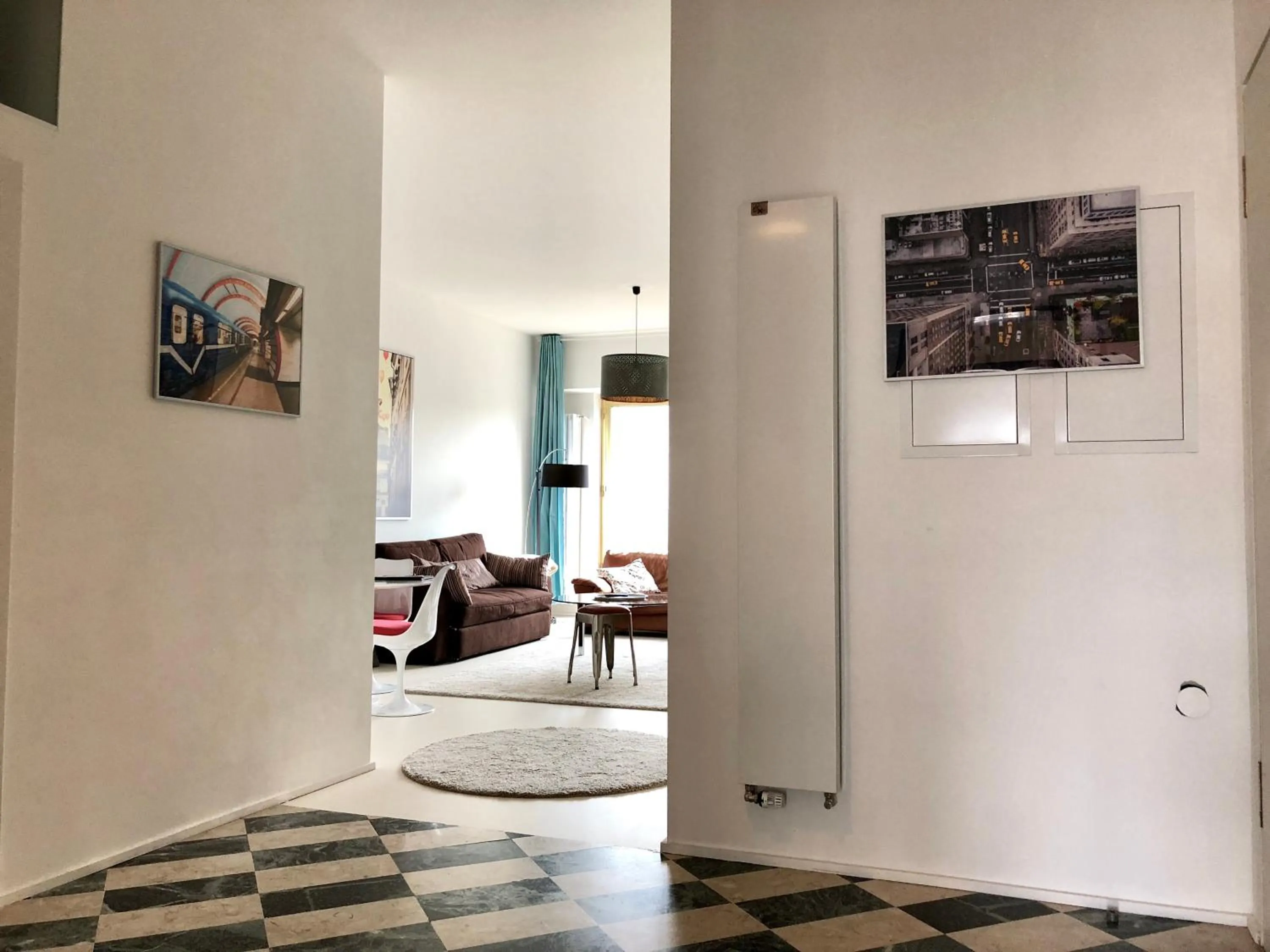 Seating area in Spacious flat in the heart of the City Center! Ideal for a family!