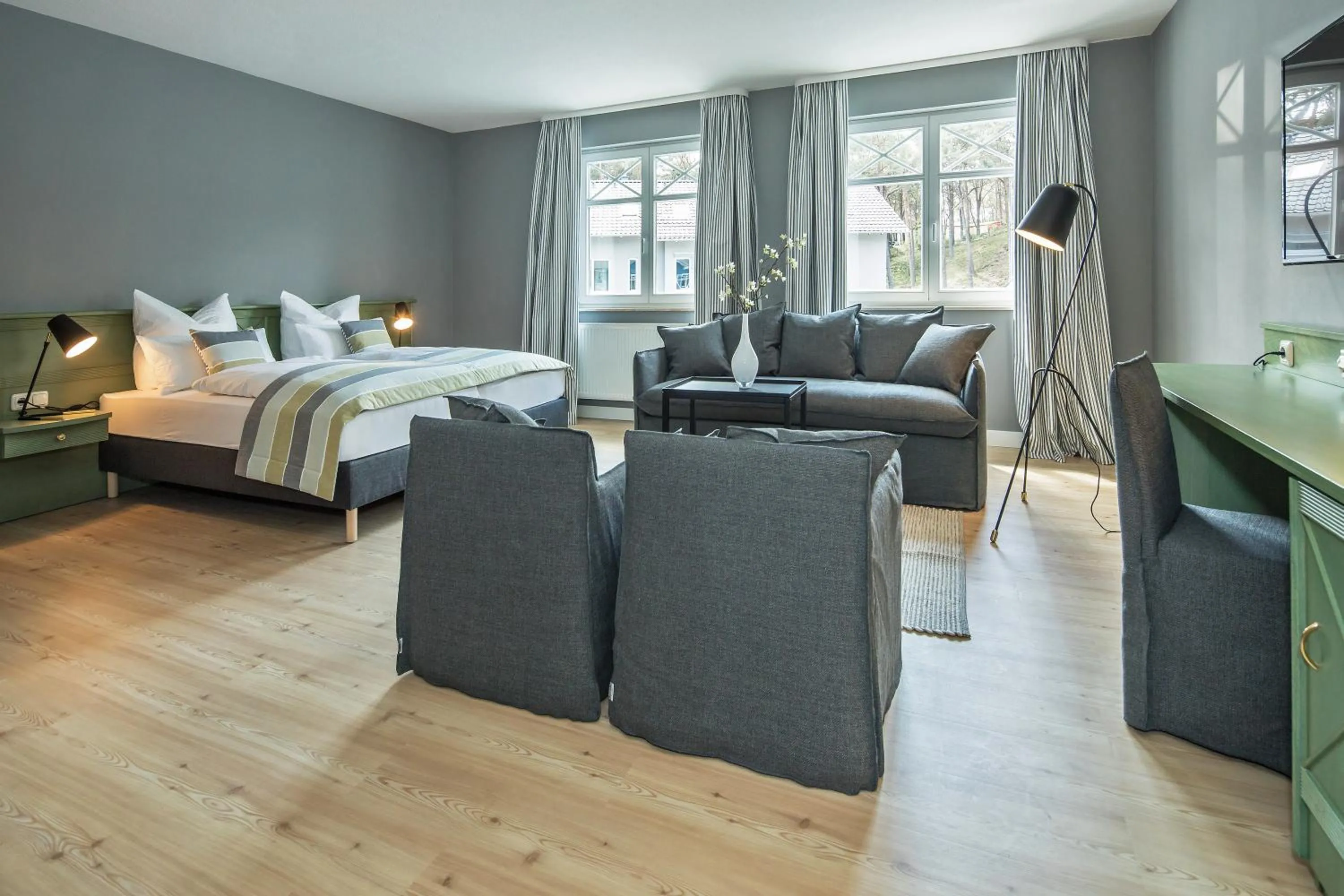 Bed in Upstalsboom Hotel Strandidyll