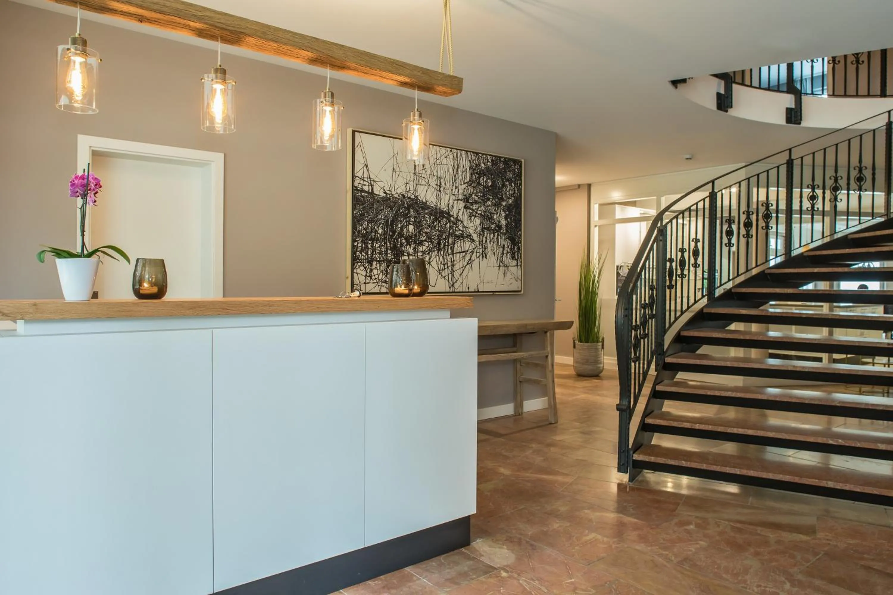 Lobby or reception in Upstalsboom Hotel Strandidyll