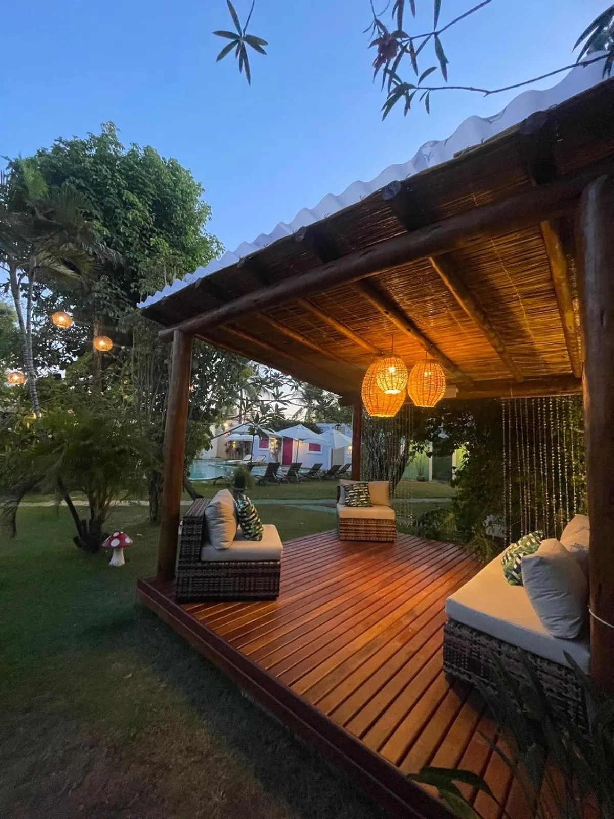 Garden in Pousada Le Baron