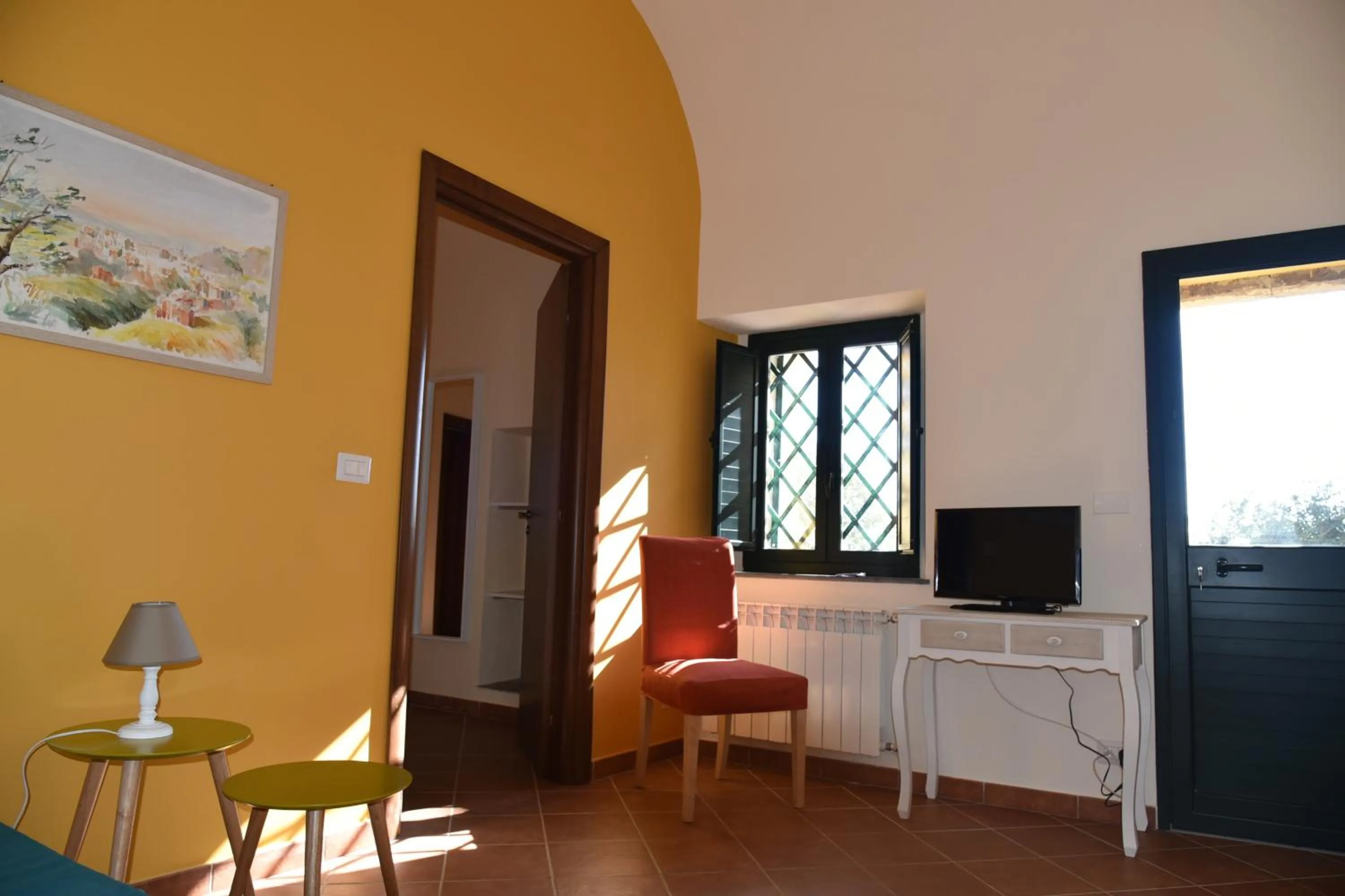 Seating area in Giardino Arancio