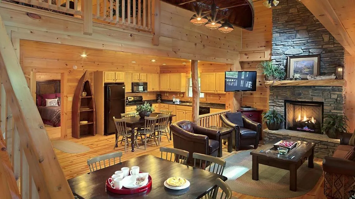 Living room in Bluegreen Vacations Blue Ridge Village, an Ascend Collection Resort