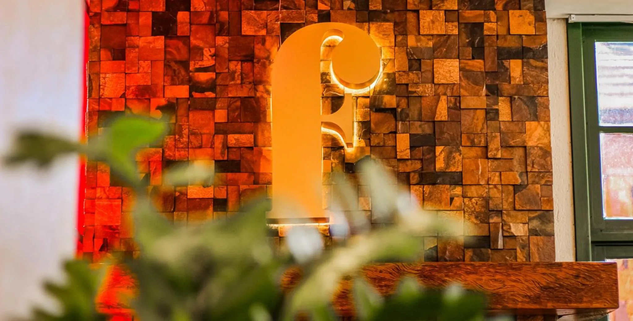 Decorative detail in Hotel Fioreze Origem