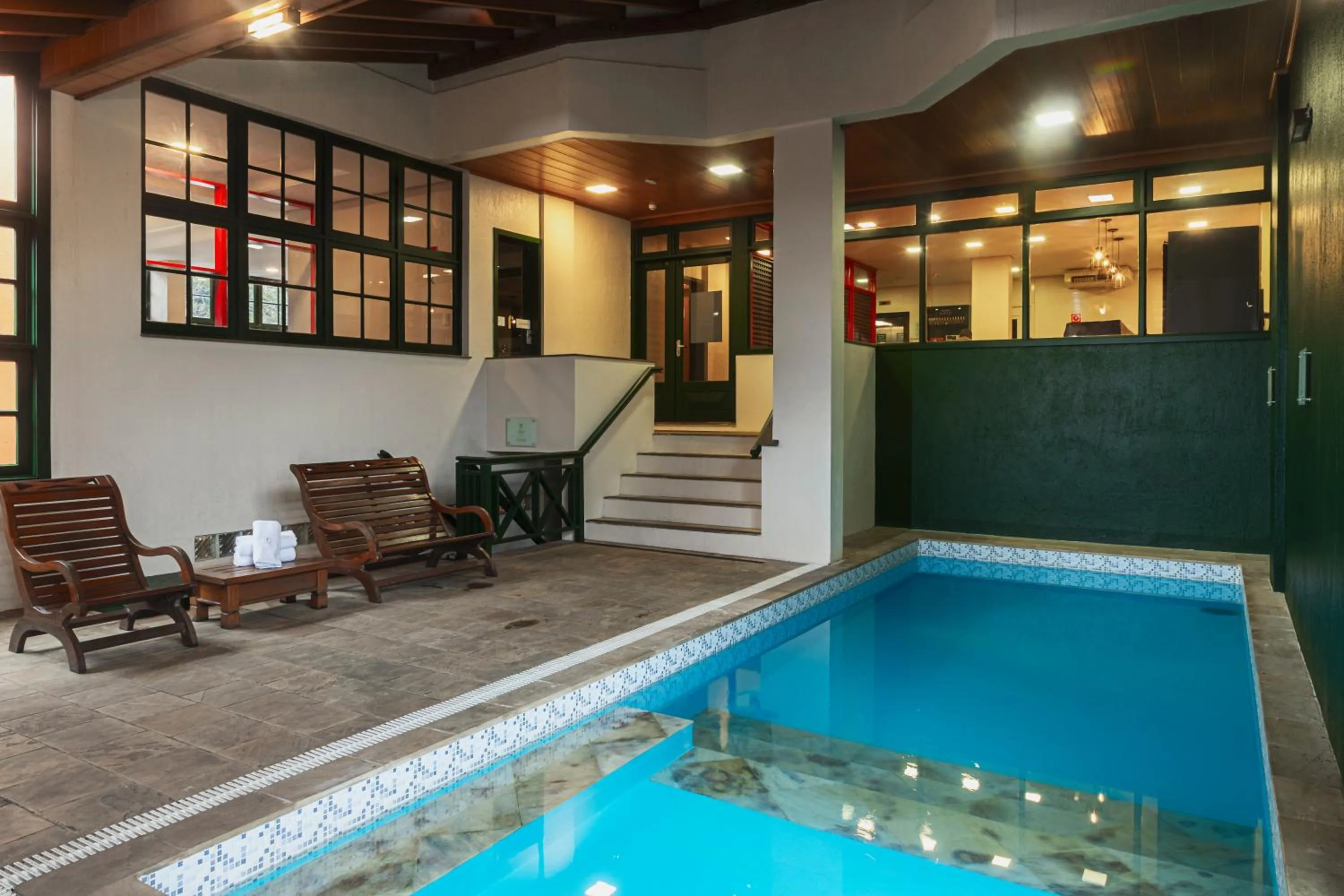 Swimming pool in Hotel Fioreze Origem