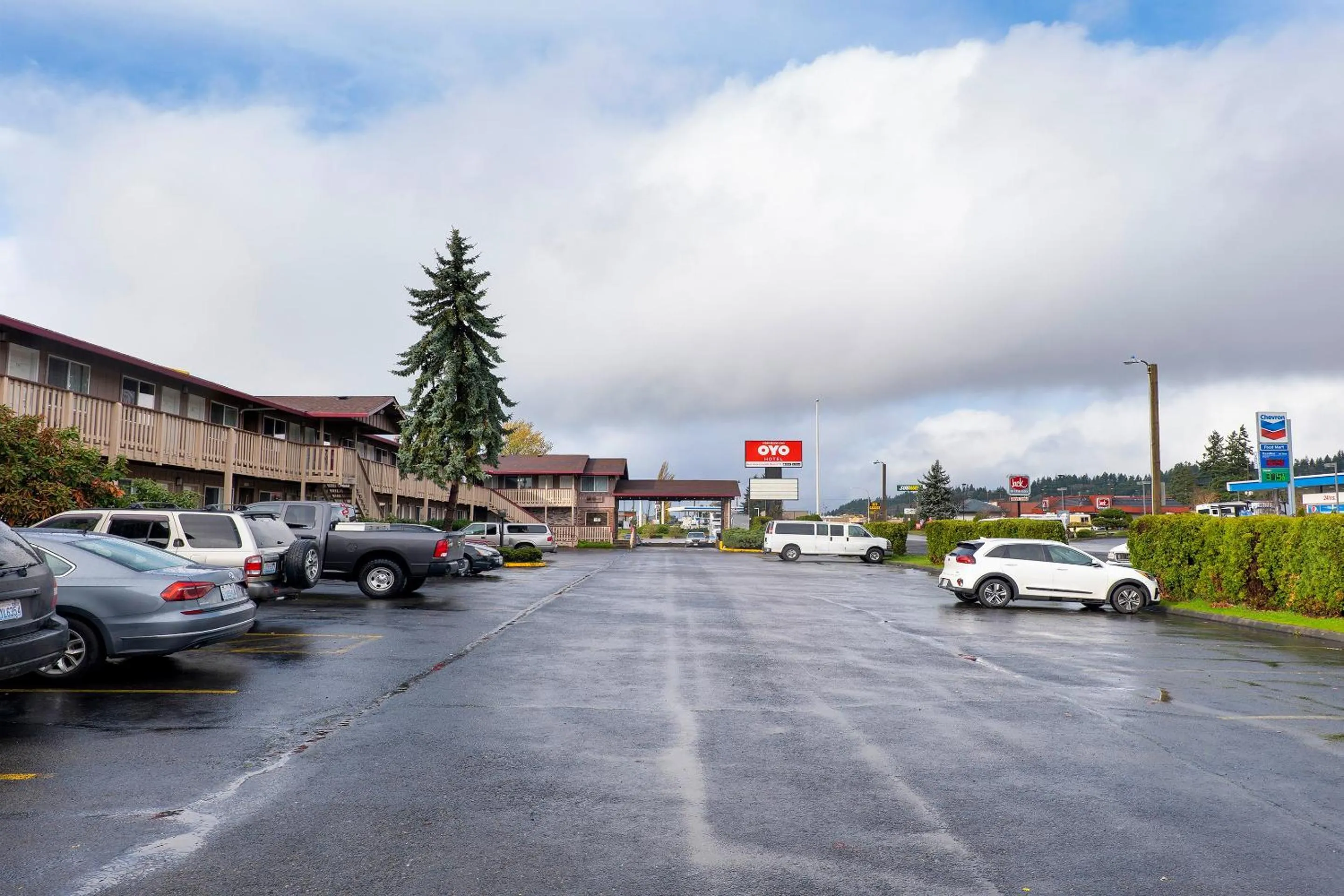 On site in OYO Hotel Chehalis I-5 South