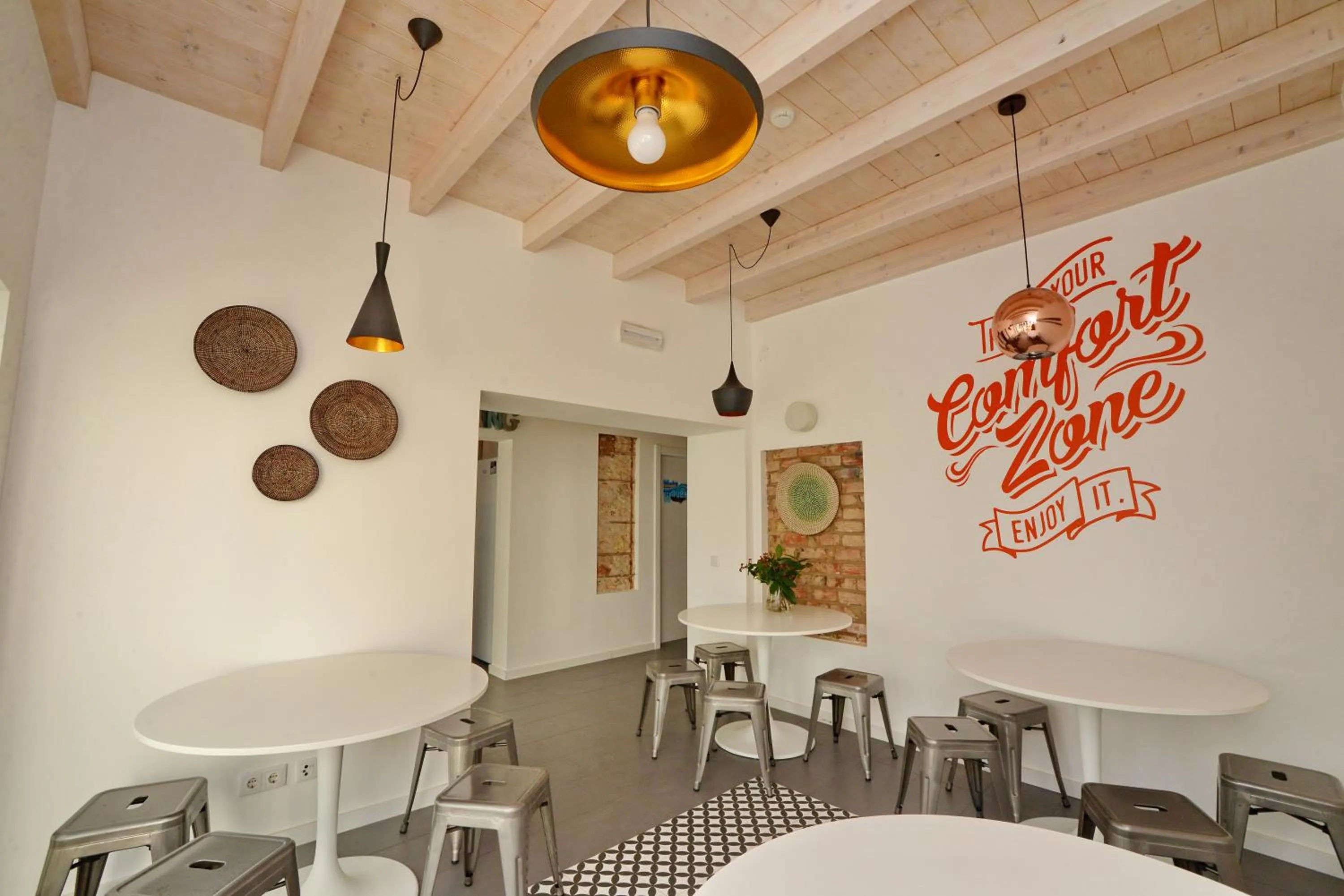 Living room in Son of a Beach Hostel