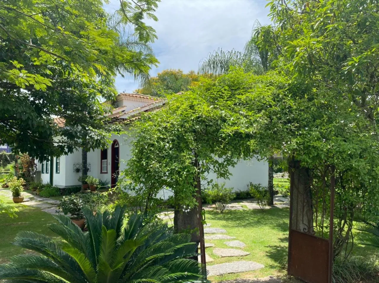 Garden in Pousada do Barão