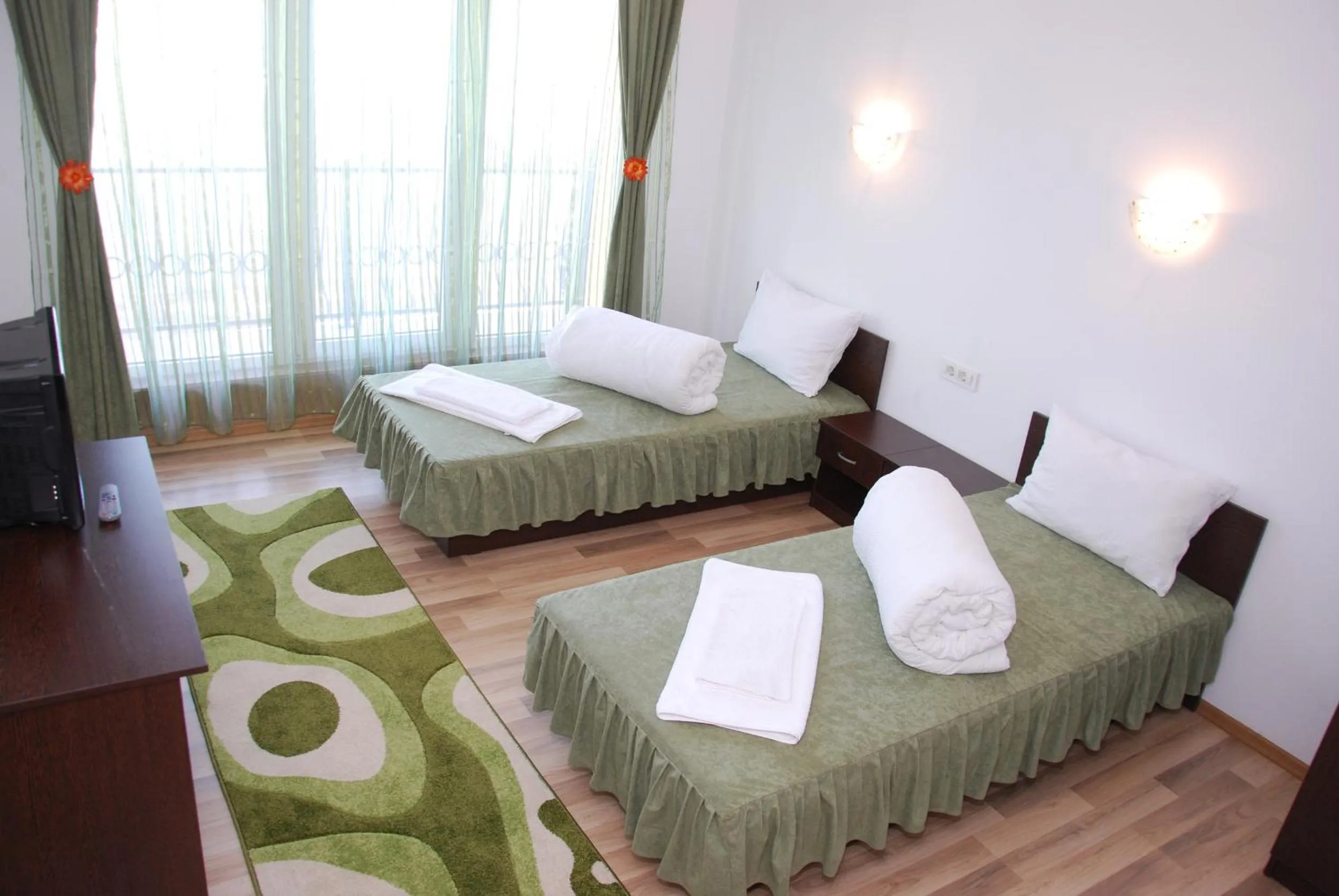 Bed in Pensiunea Zbor