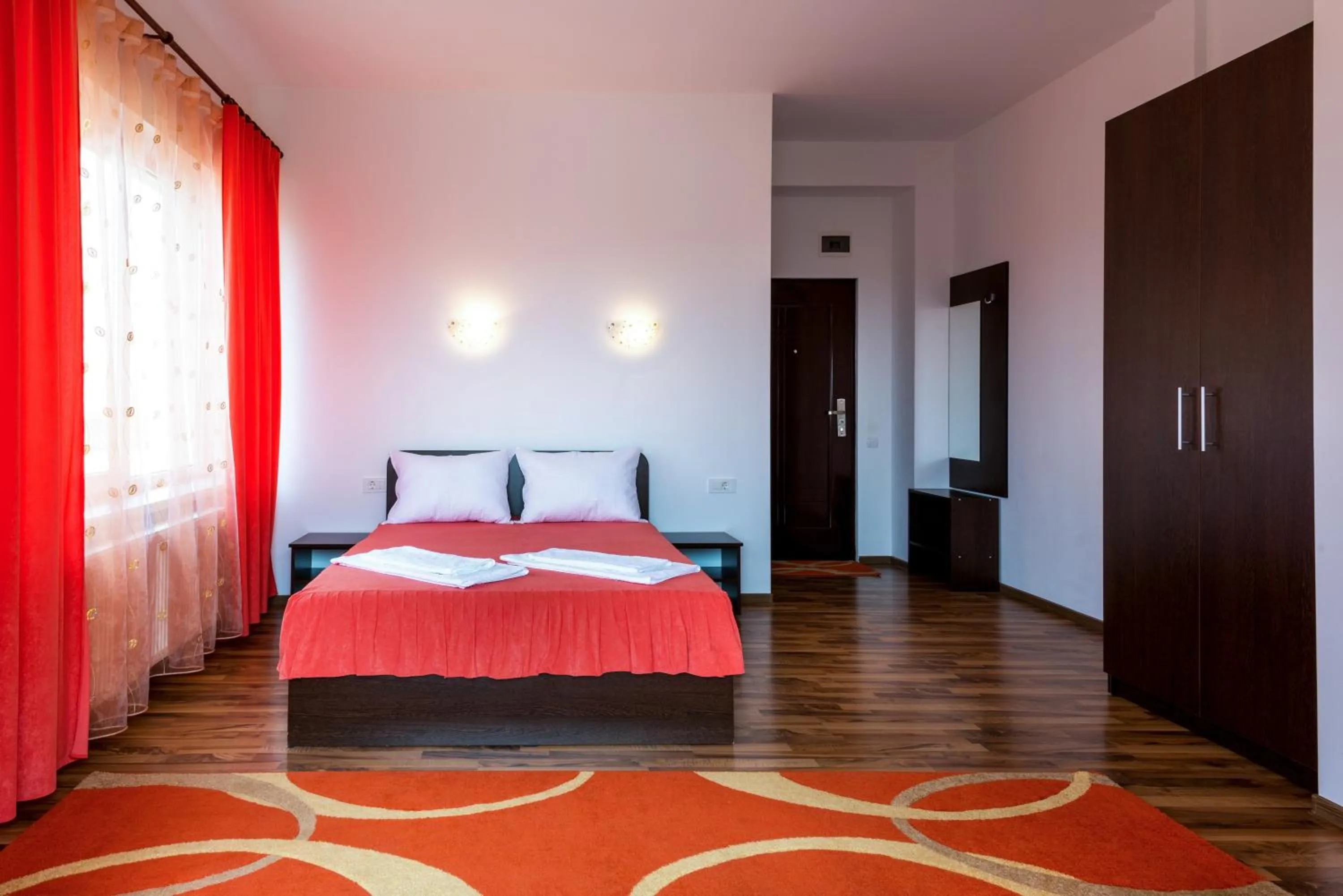 Bed in Pensiunea Zbor