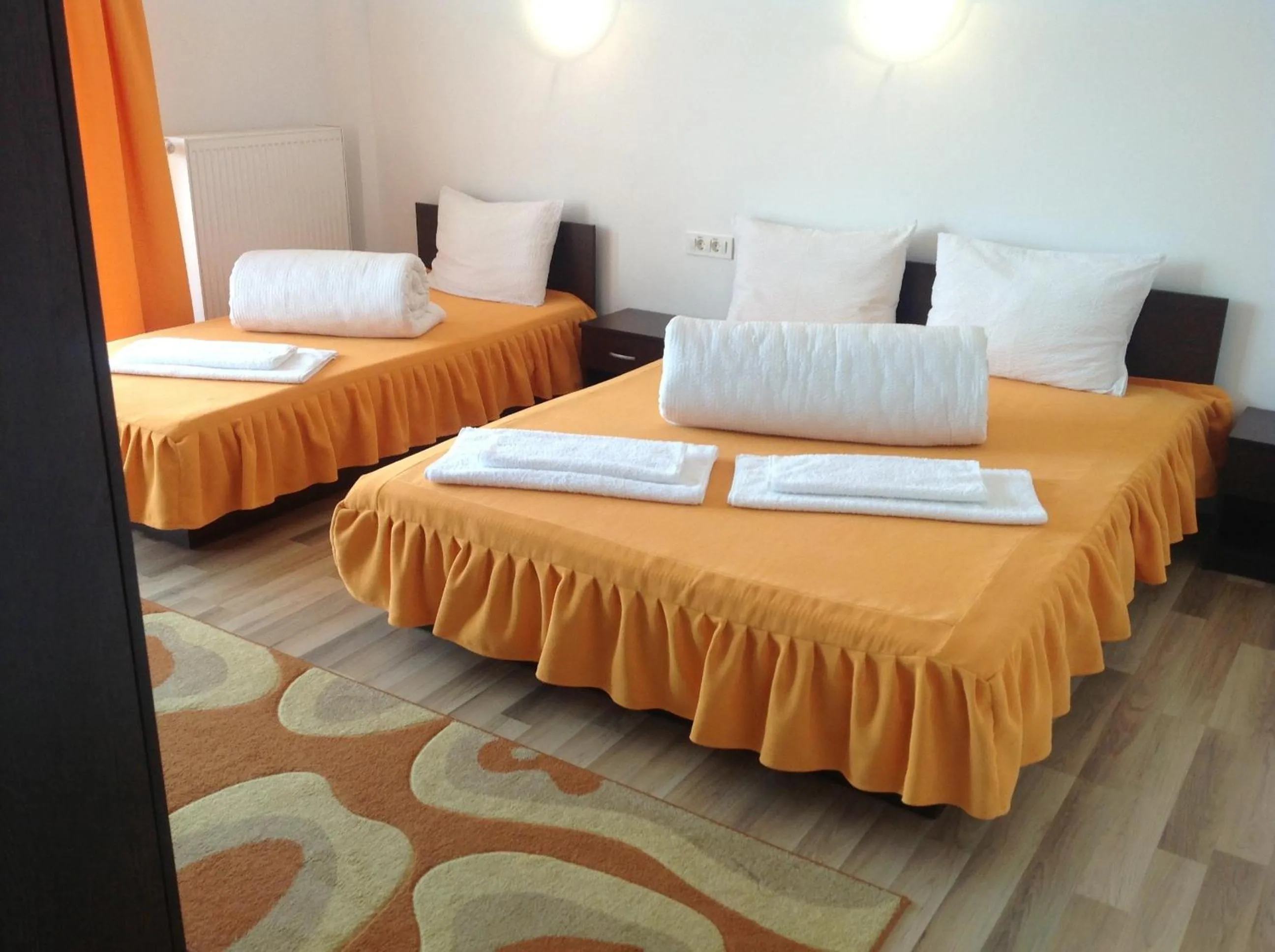 Bed in Pensiunea Zbor