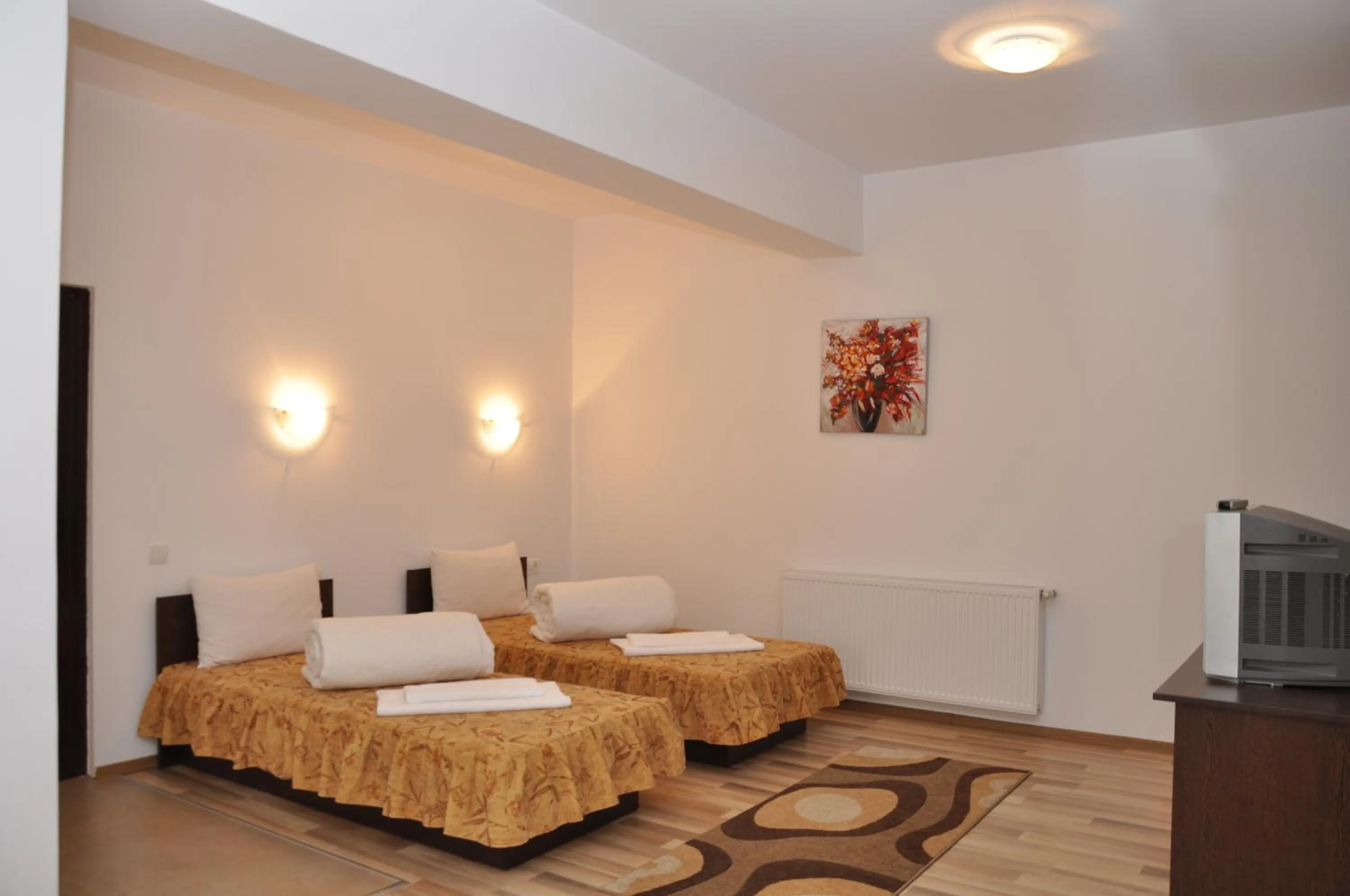 Bed in Pensiunea Zbor