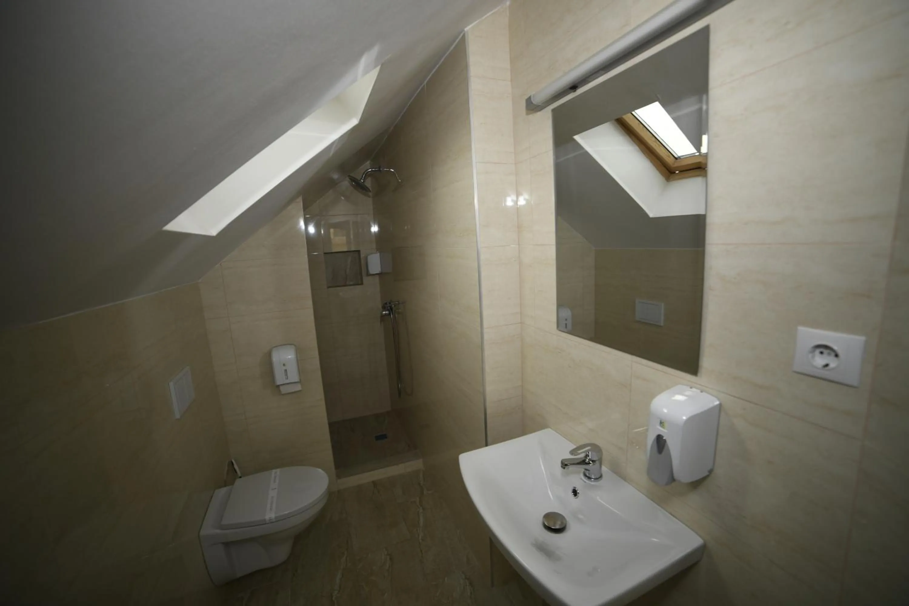 Bathroom in Pensiunea Zbor