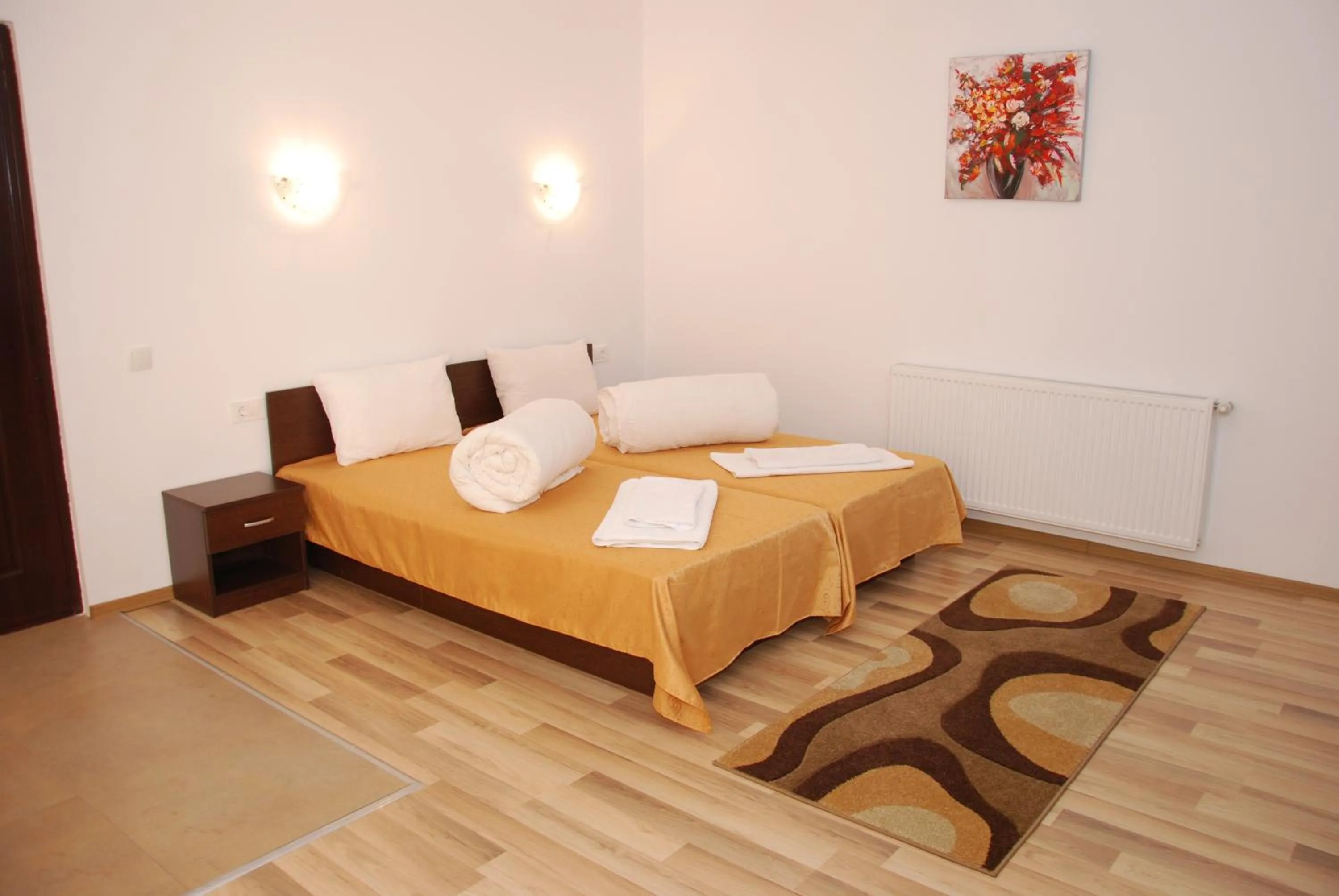 Bed in Pensiunea Zbor