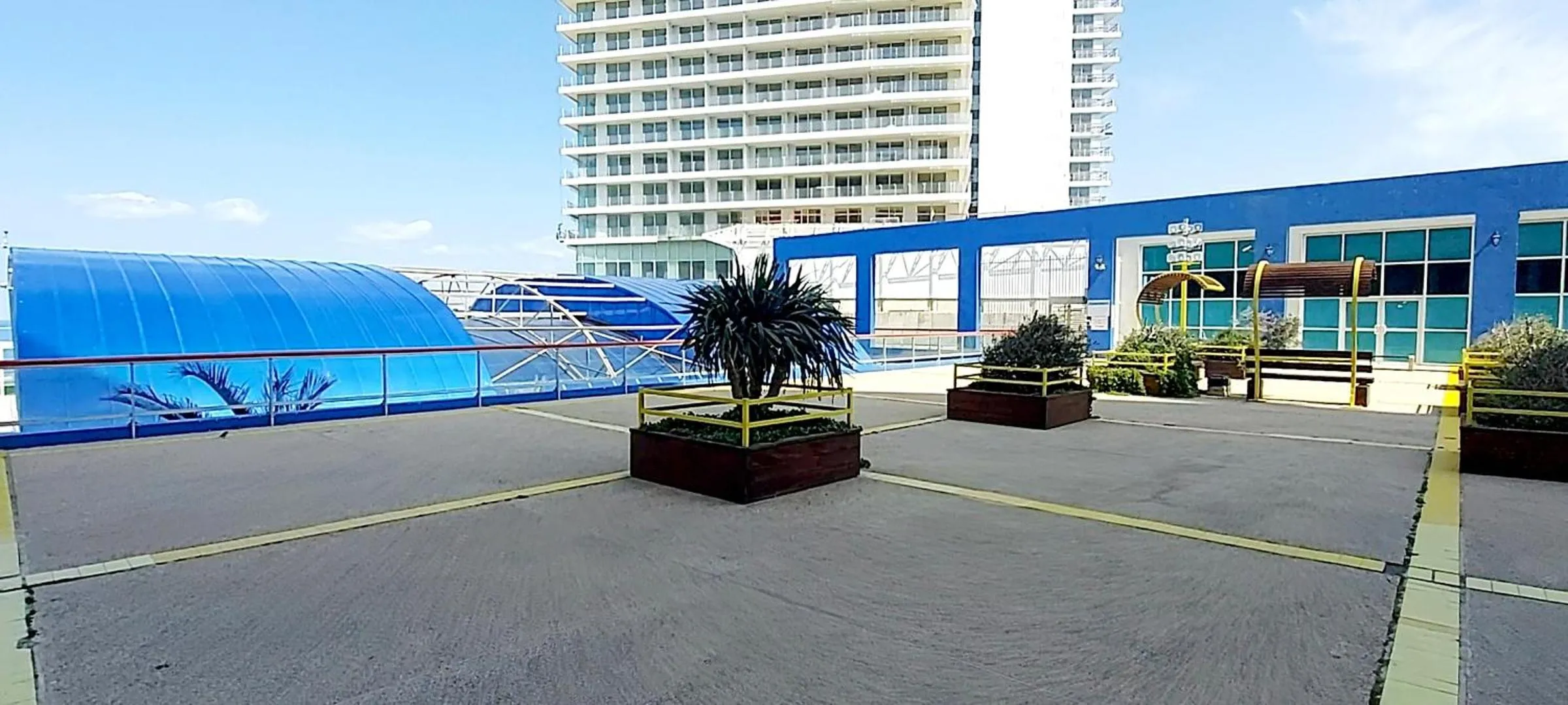 Pool view in Apart Hotel TLV/Bat Yam Beach Front 1207
