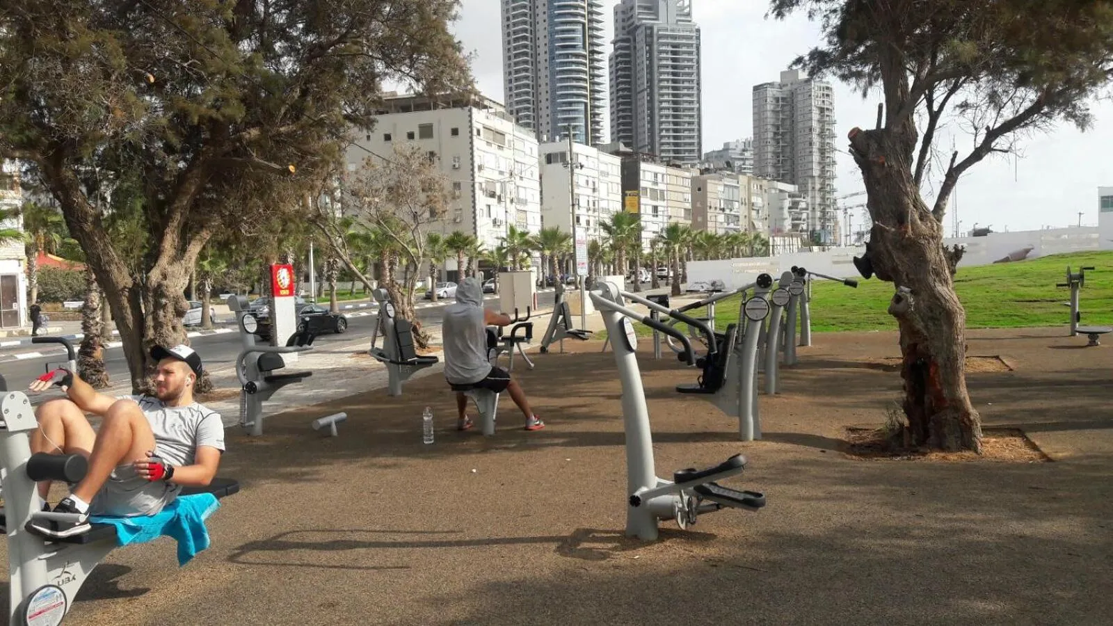 Fitness centre/facilities in Apart Hotel TLV/Bat Yam Beach Front 1207
