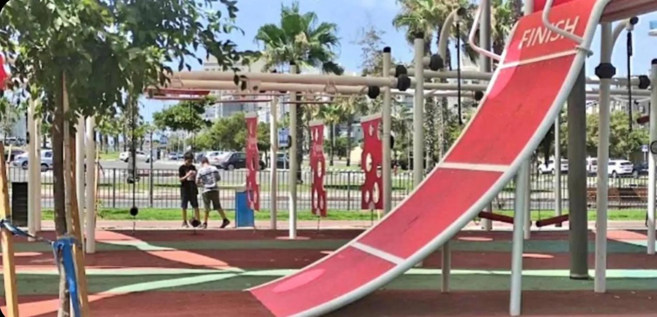 Children play ground in Apart Hotel TLV/Bat Yam Beach Front 1207