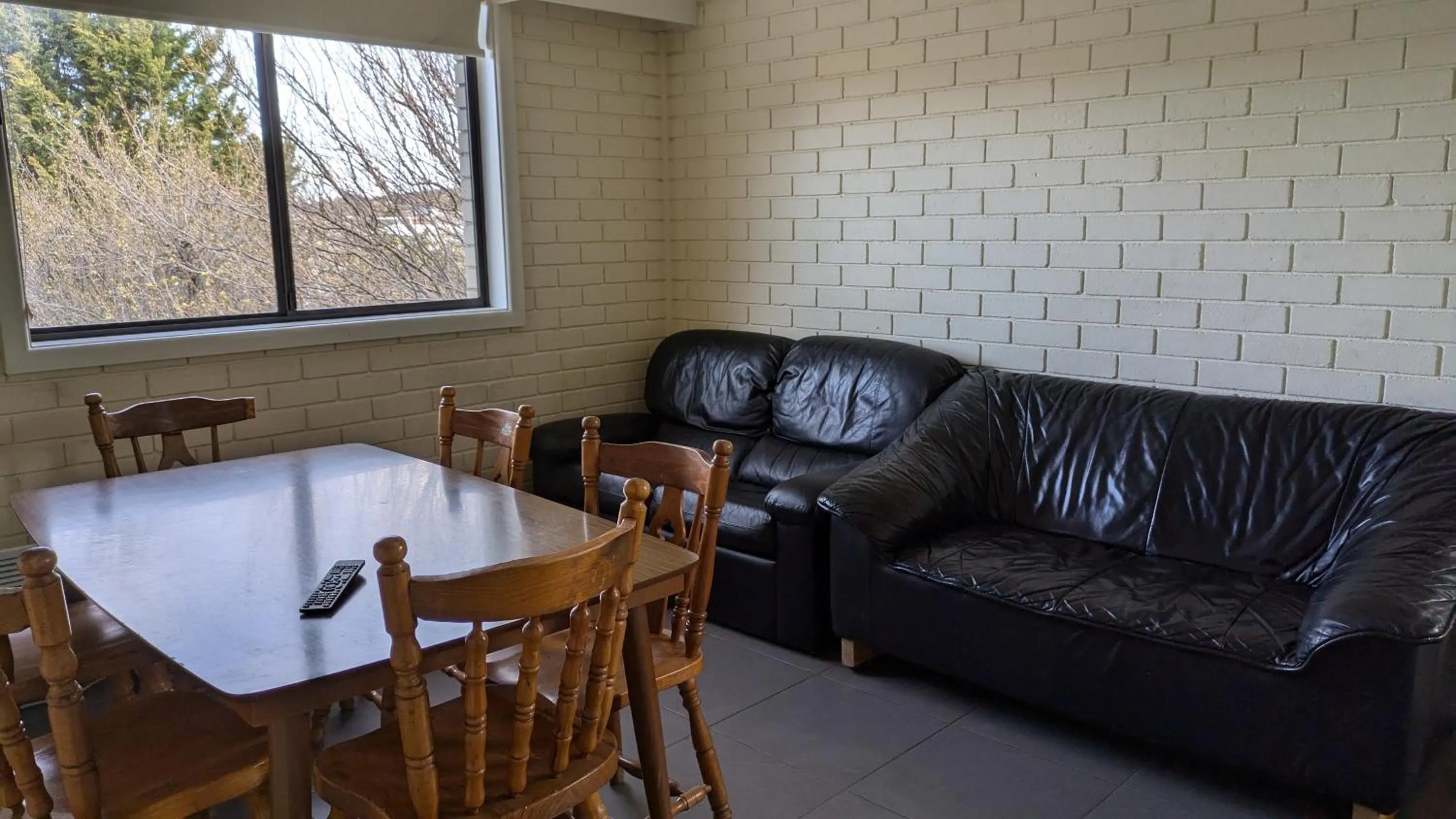 Living room in The Swiss Motel
