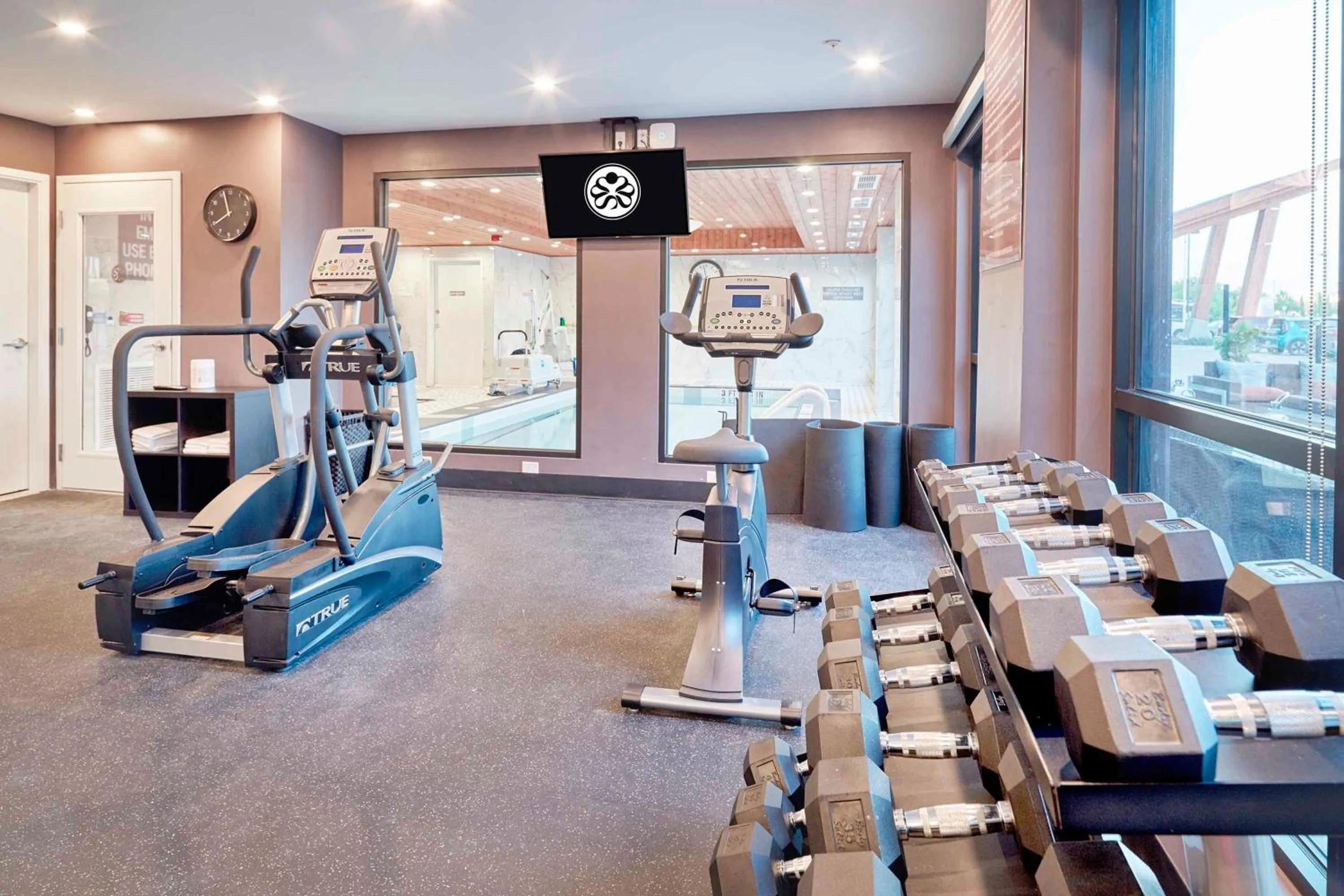 Fitness centre/facilities in Sandman Signature Plano-Frisco Hotel