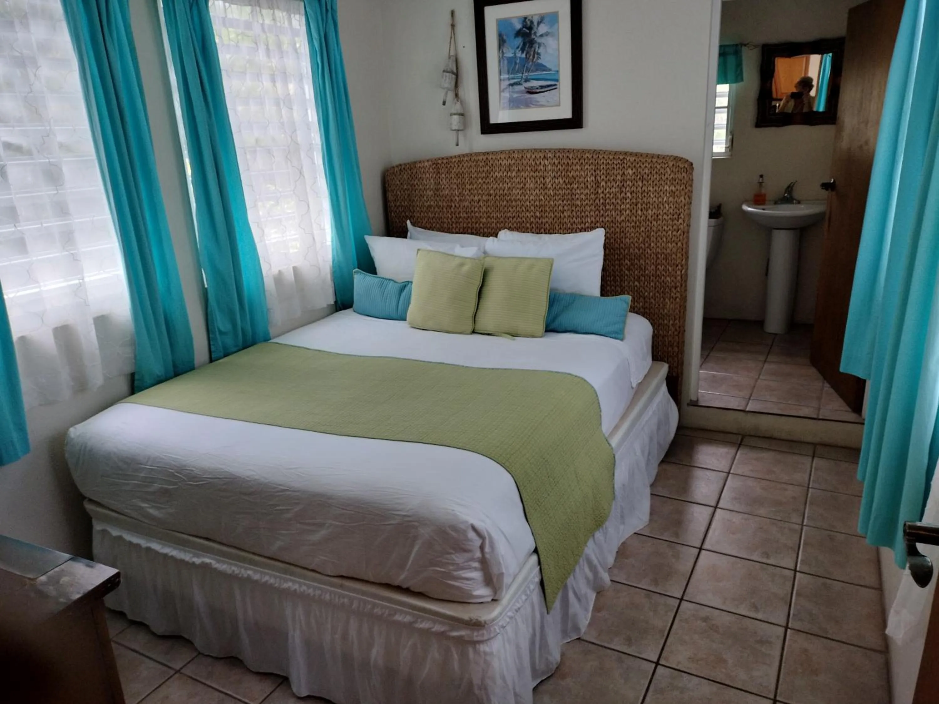 Bedroom, Bed in Casa de Tortuga Guesthouse