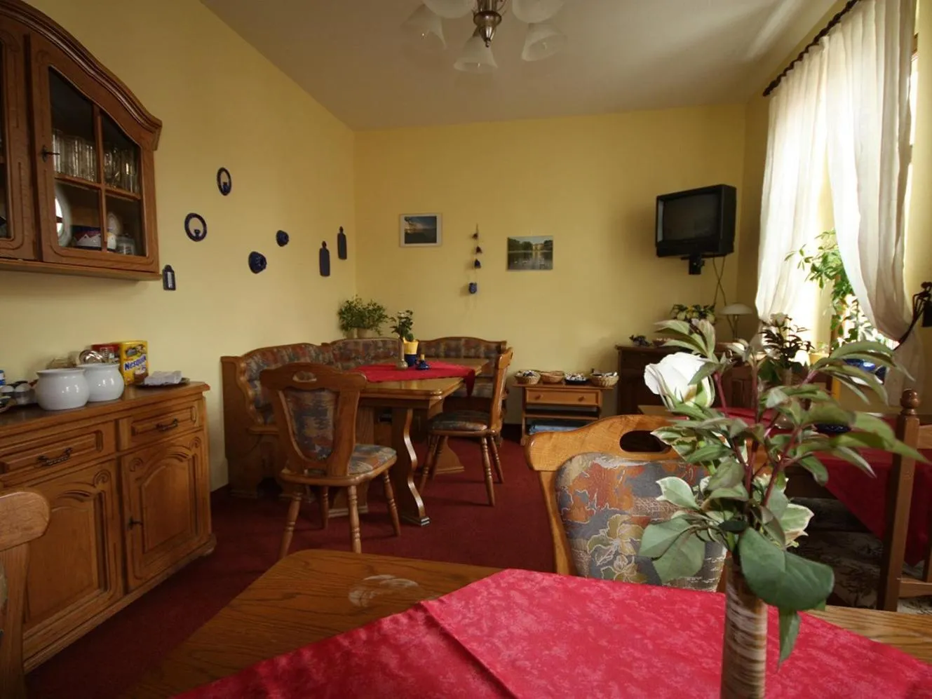 Dining area in Pension Schmiedeschänke