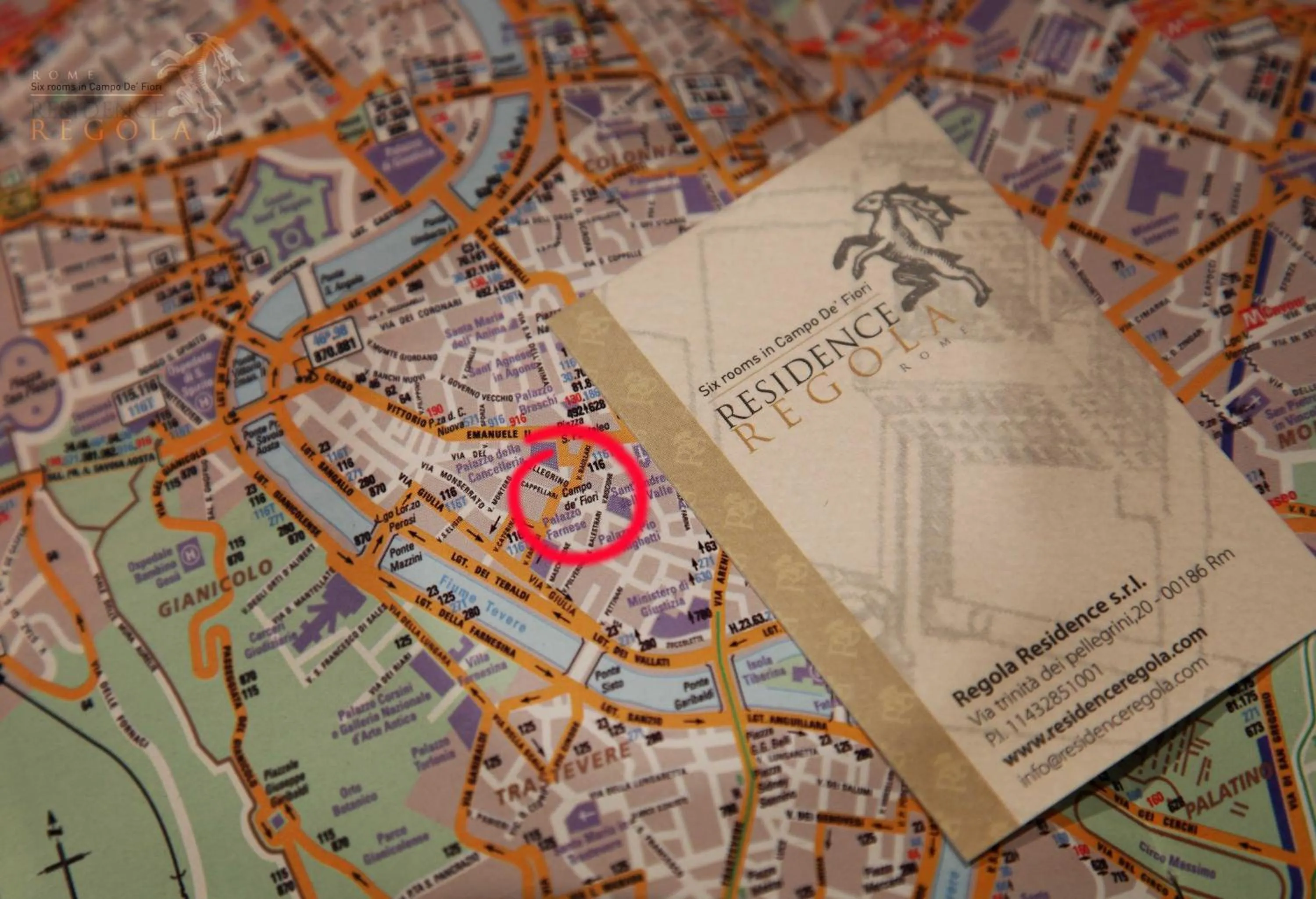 Decorative detail in Residence Regola