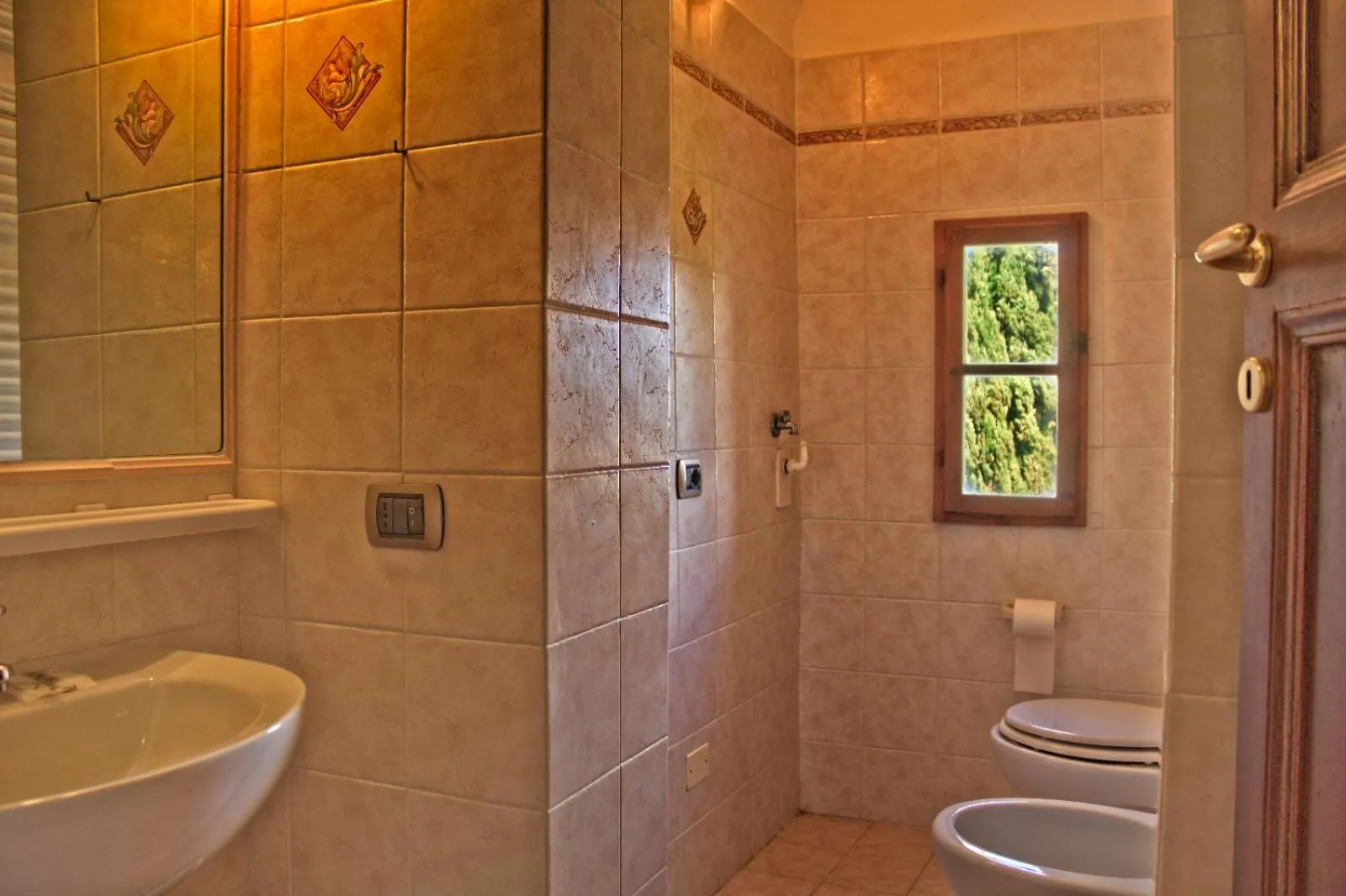 Shower in Villa Brignole