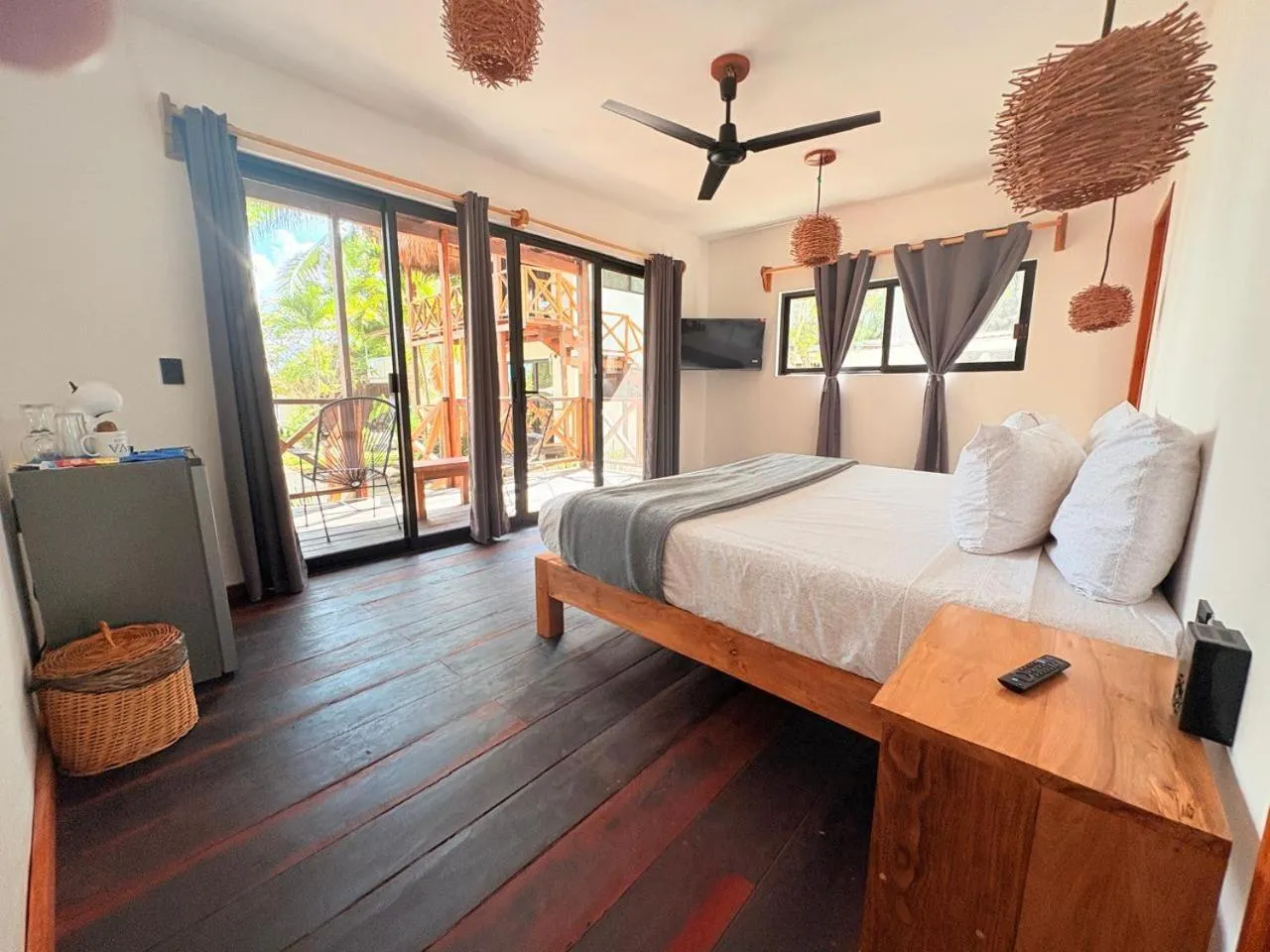 Bed in Hotel Isabella Bacalar Lake Front
