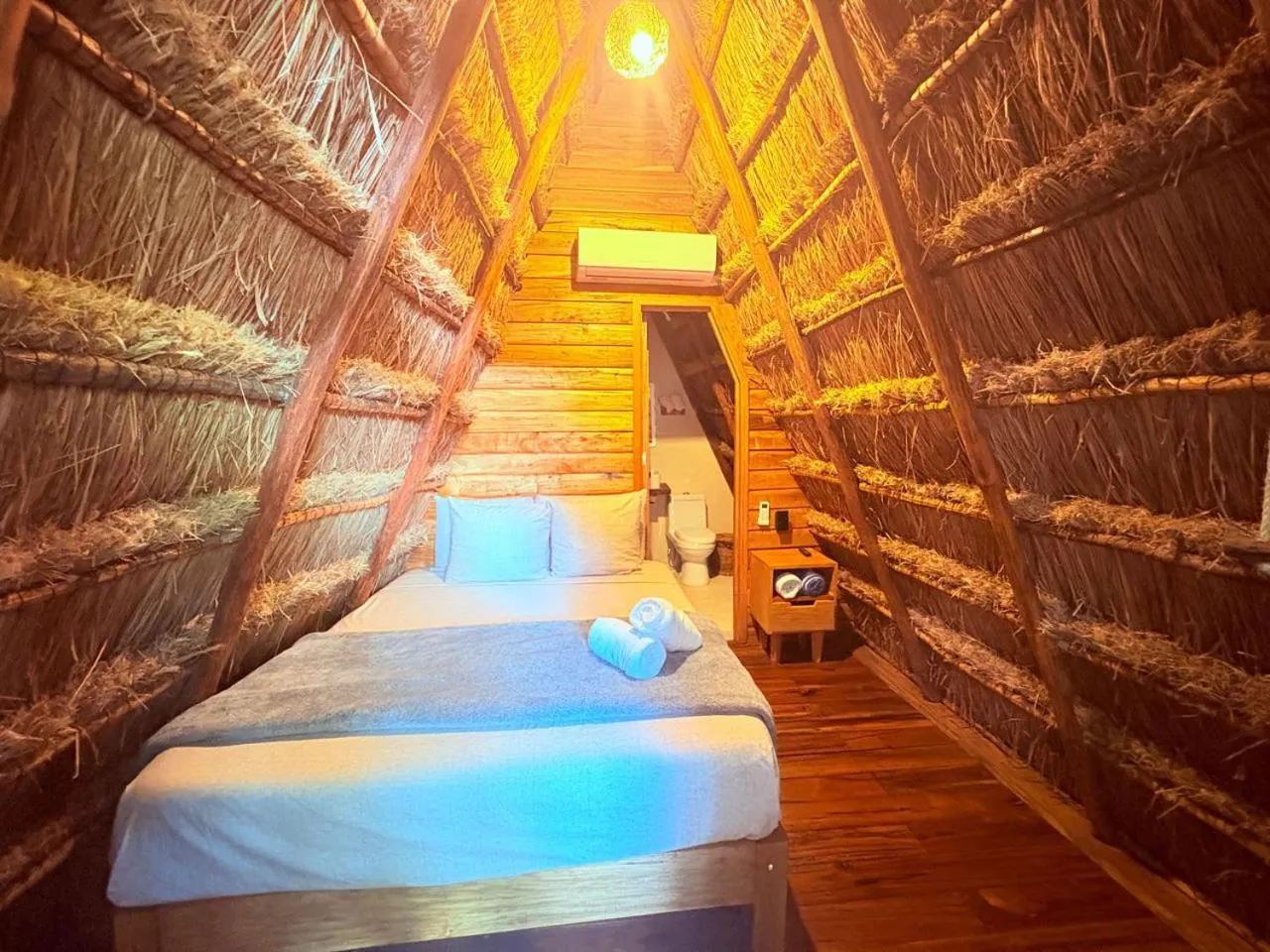 Bed in Hotel Isabella Bacalar Lake Front