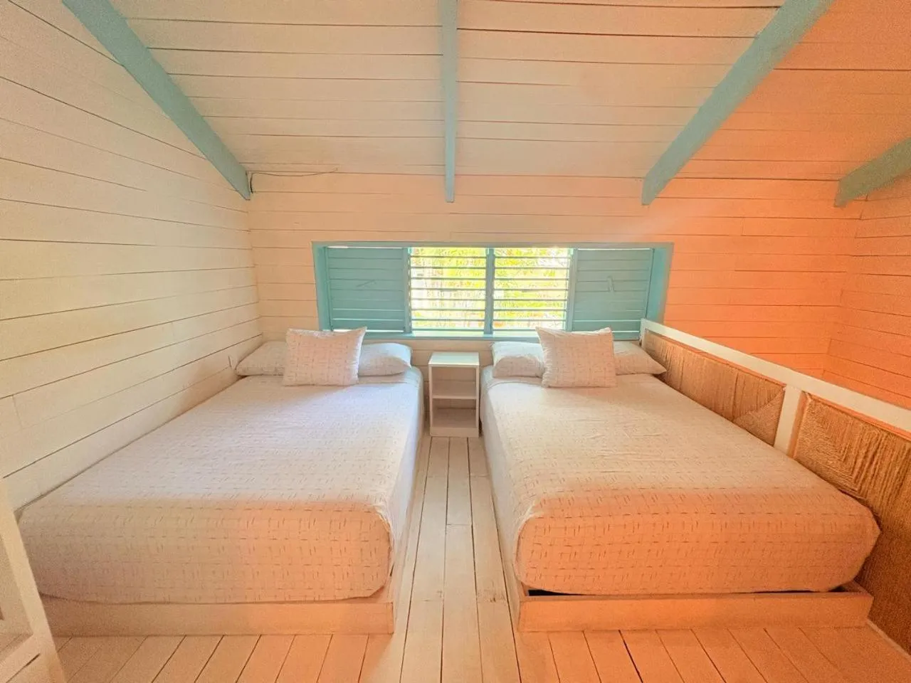 Bed in Hotel Isabella Bacalar Lake Front